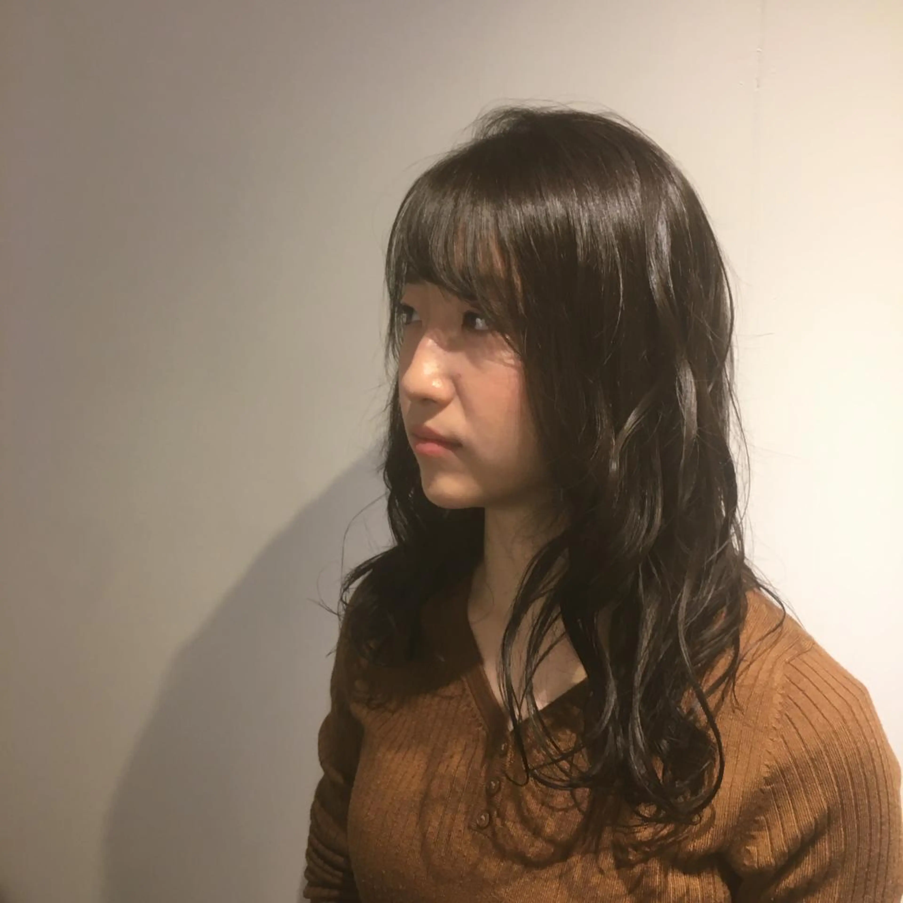 ロング カラー カット ヘアカラー トリートメント しのはら まどかのヘアスタイル