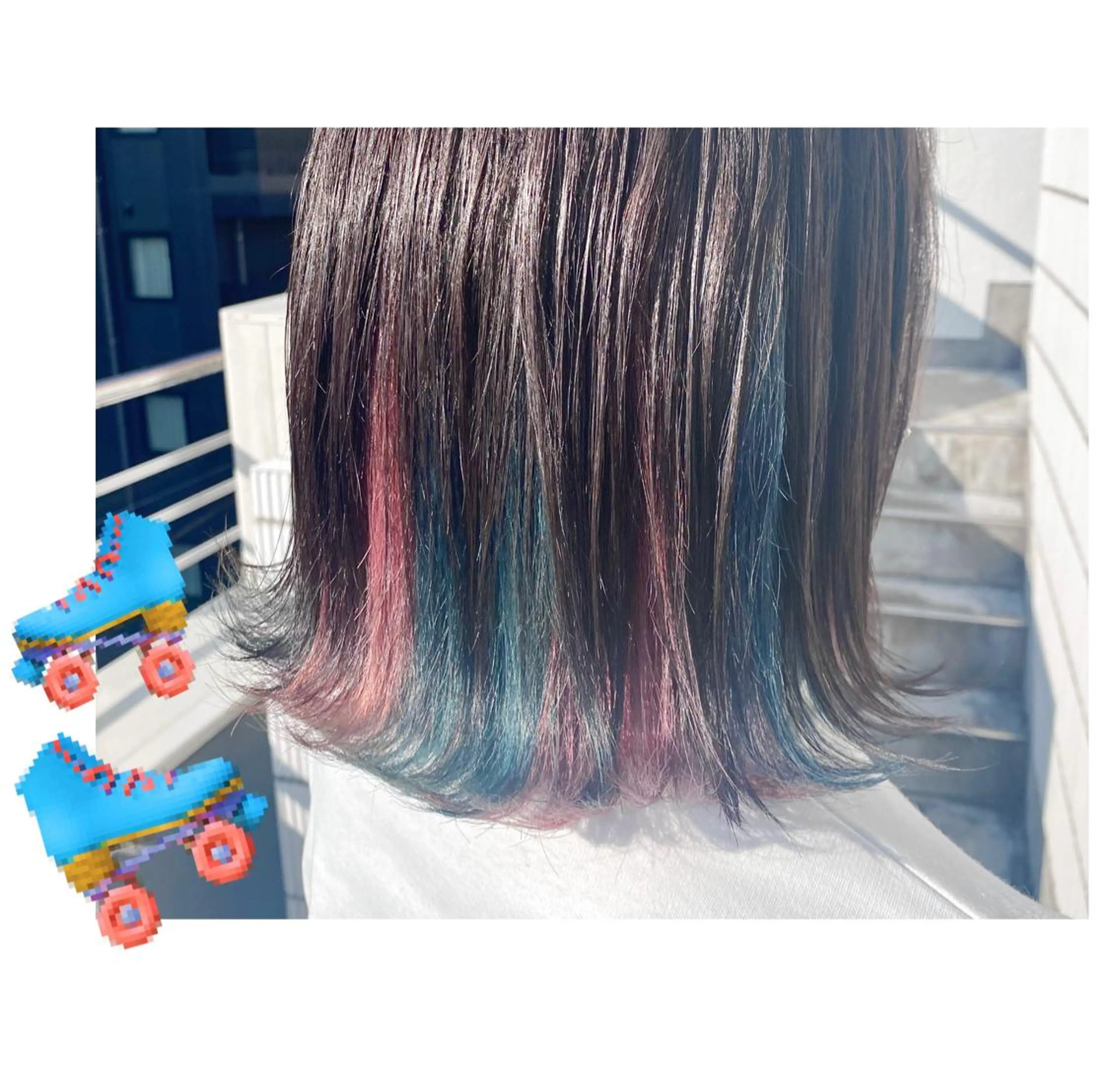 ショート カラー GARU-ガル-所属・TSUNO🦖 派手髪/オタク美容師のヘアスタイル