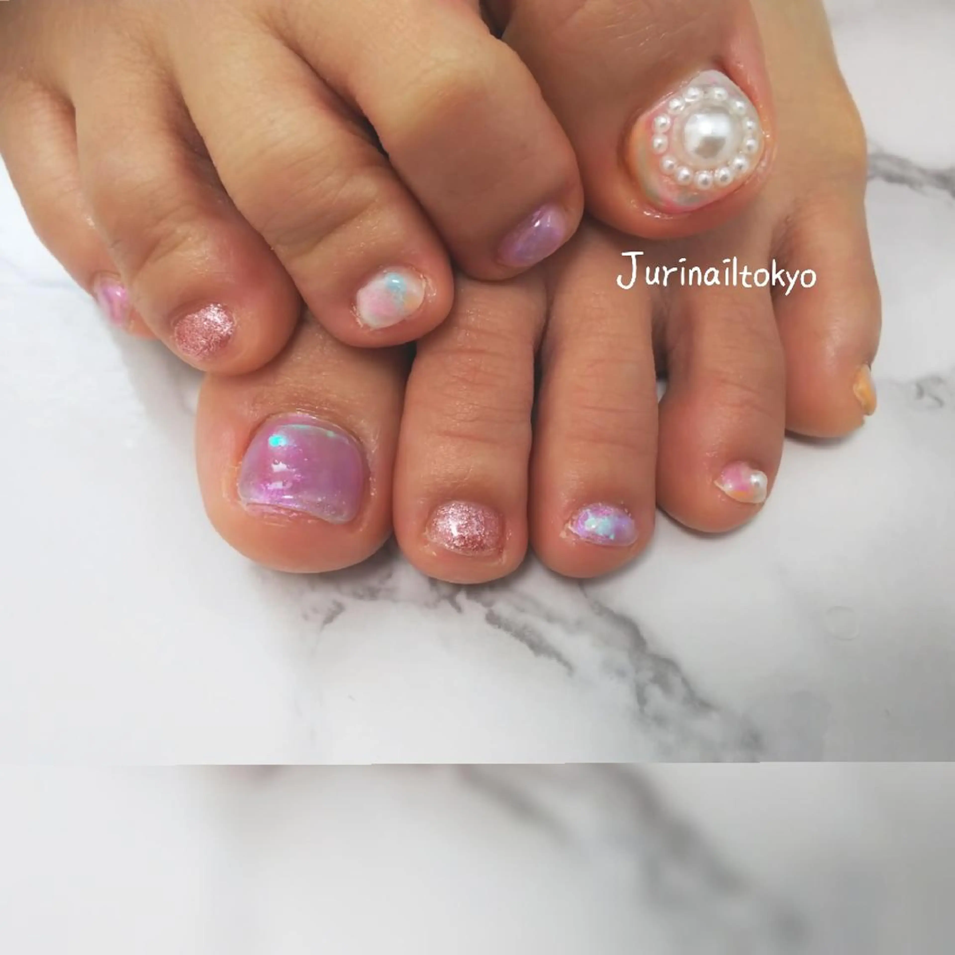 ネイル フットネイル jurinailtokyo所属・jurinail tokyoのネイルデザイン