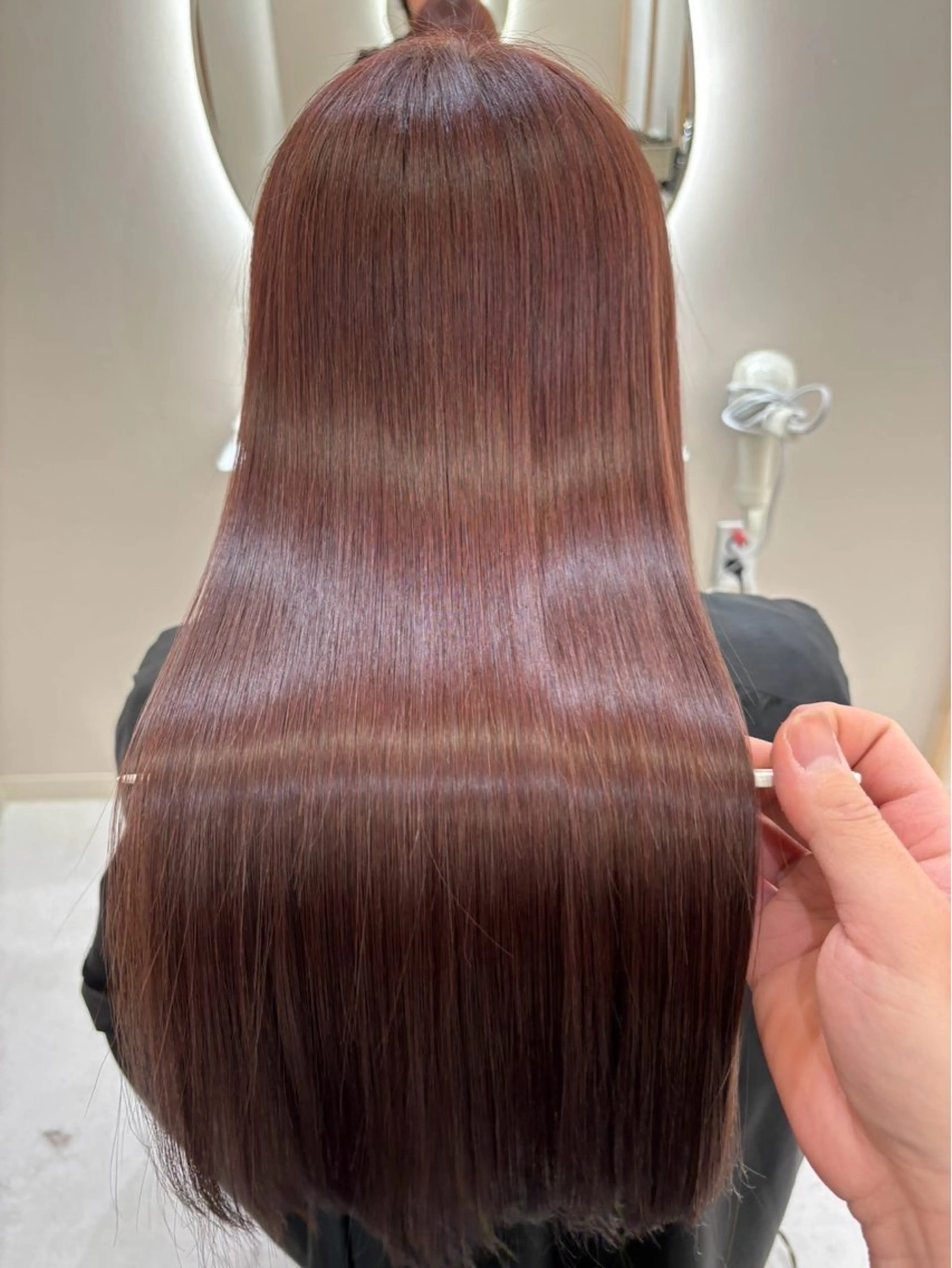 【🌟期間限定🌟】💙ケアカラー（ブリーチなし）＋🫧髪質改善トリートメントの写真