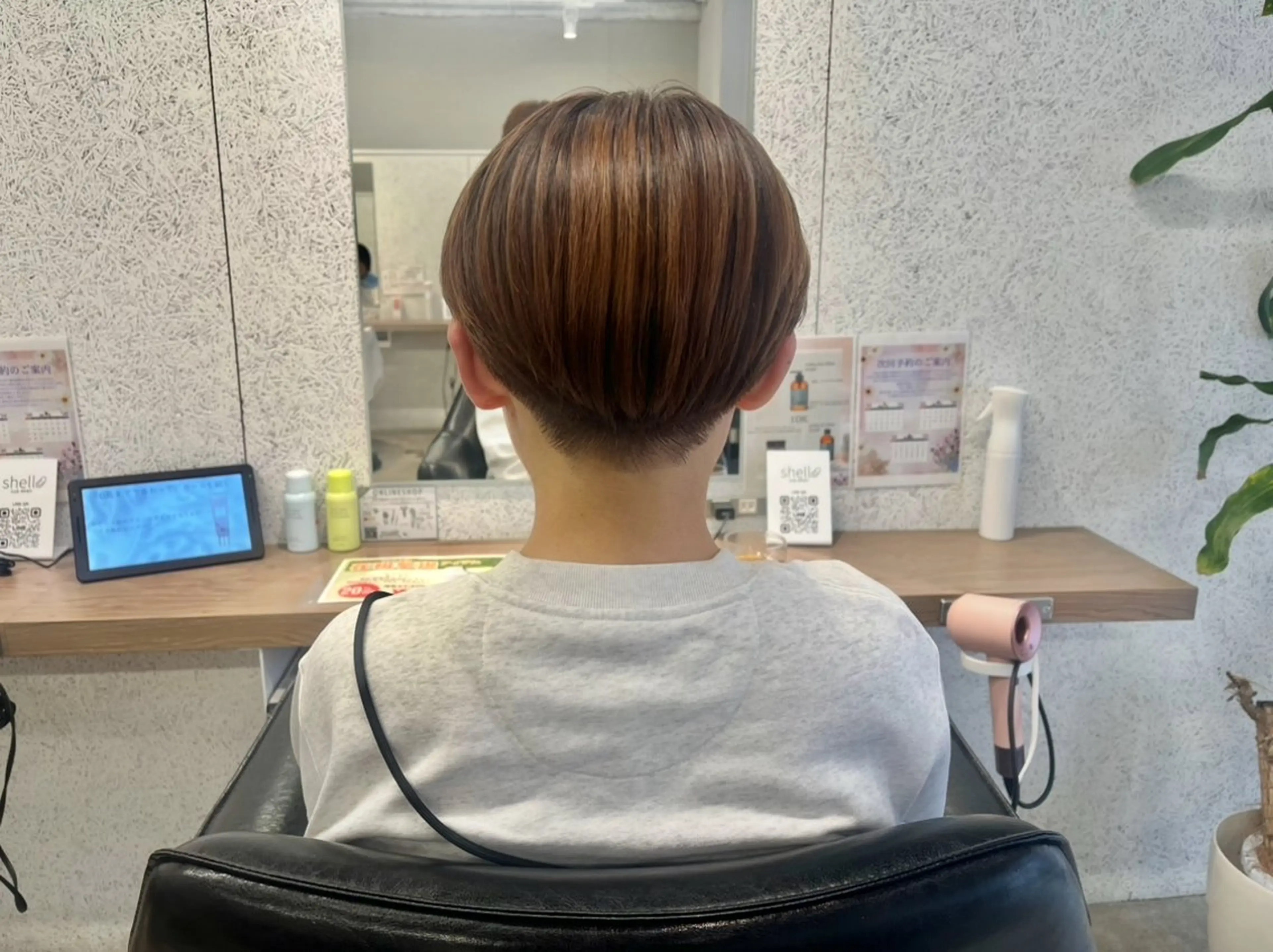 ショート カラー ベージュカラー グラデーションカラー 🍓艶髪/艶カラー ハイトーン/しんたにのヘアスタイル