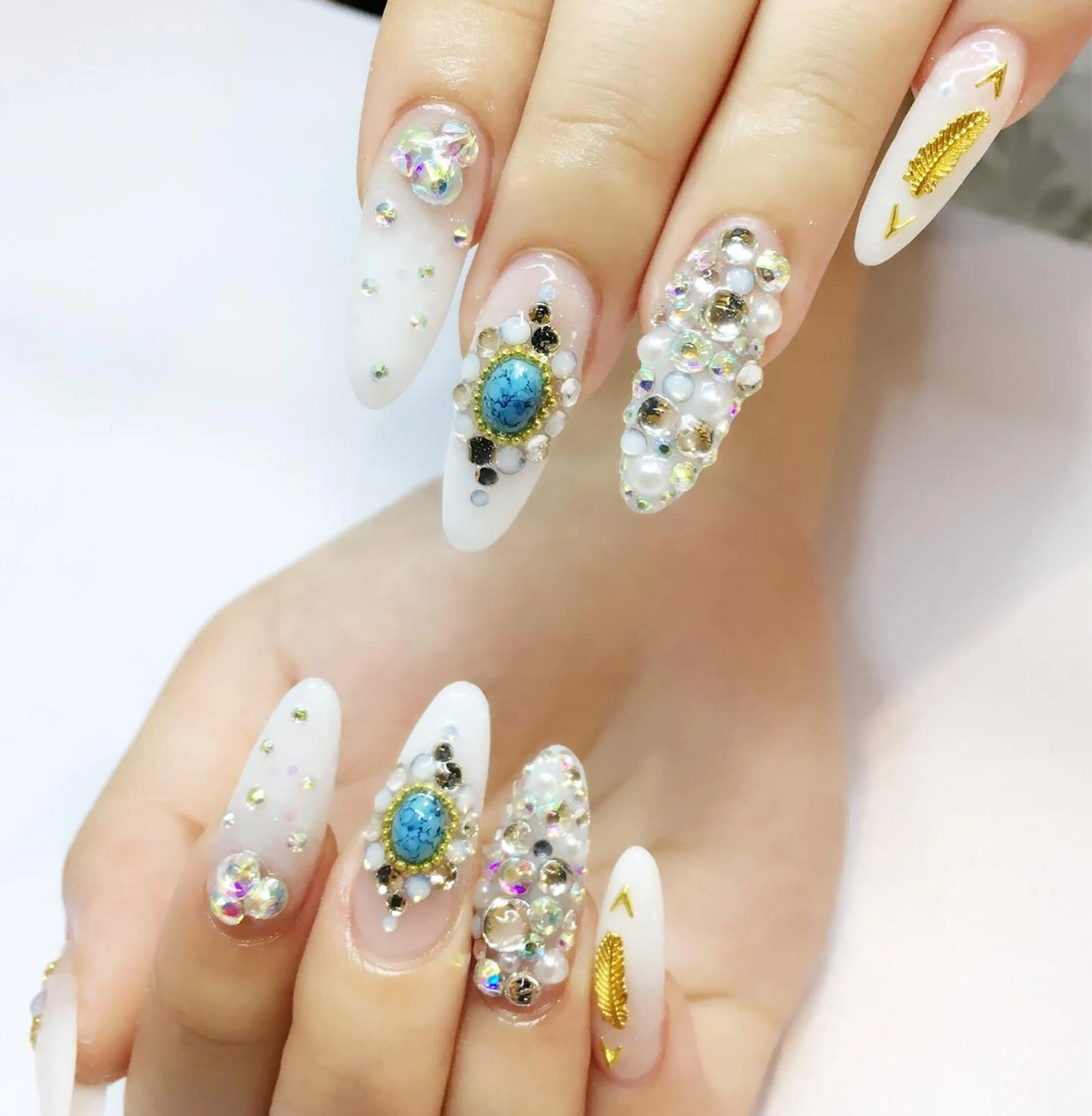 ネイル ラメ(グリッター) ラメグラデーション スカルプネイル nail salon Soeurのネイルデザイン
