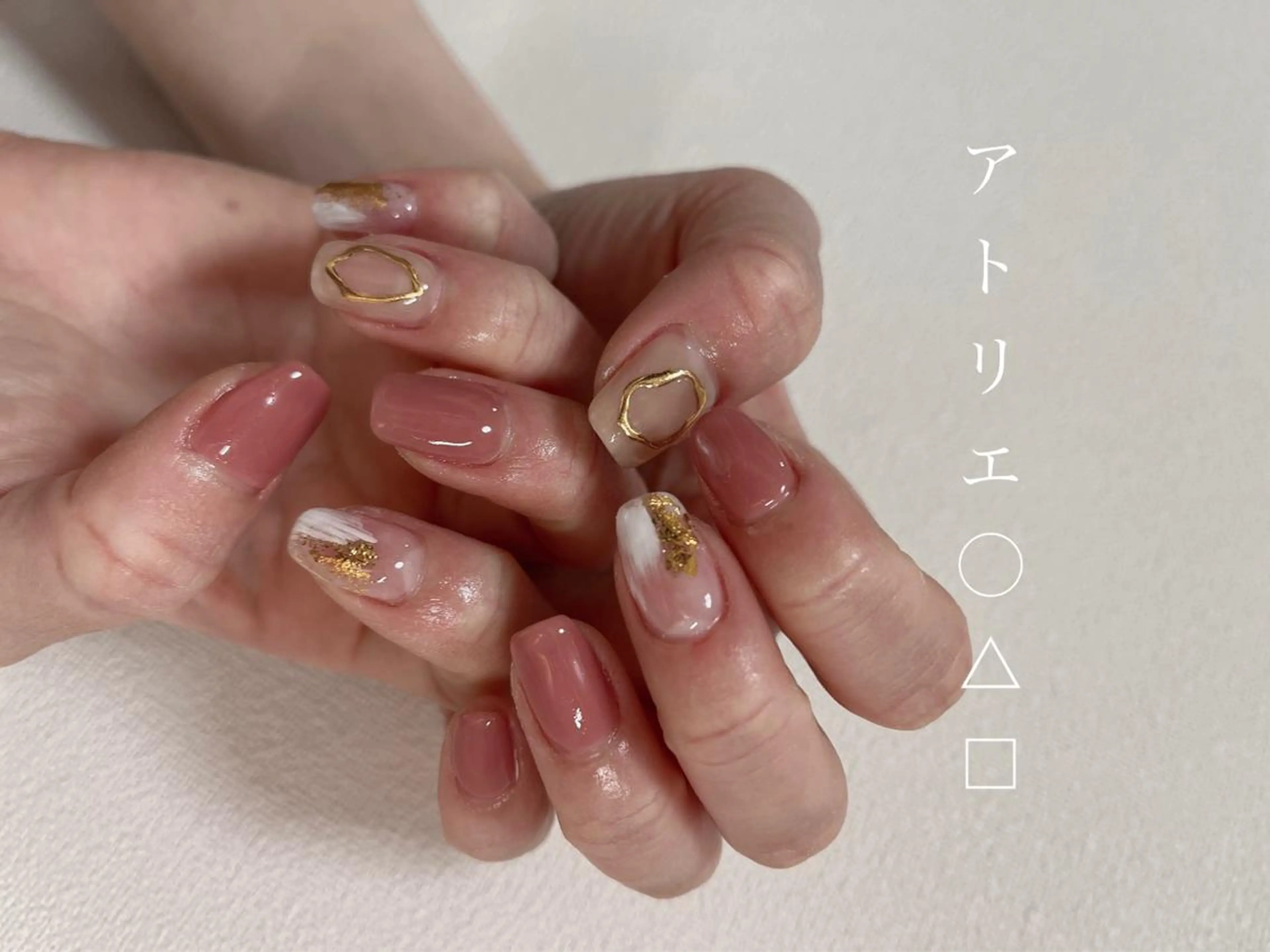 ネイル ハンドネイル アトリエ ○△□のネイルデザイン