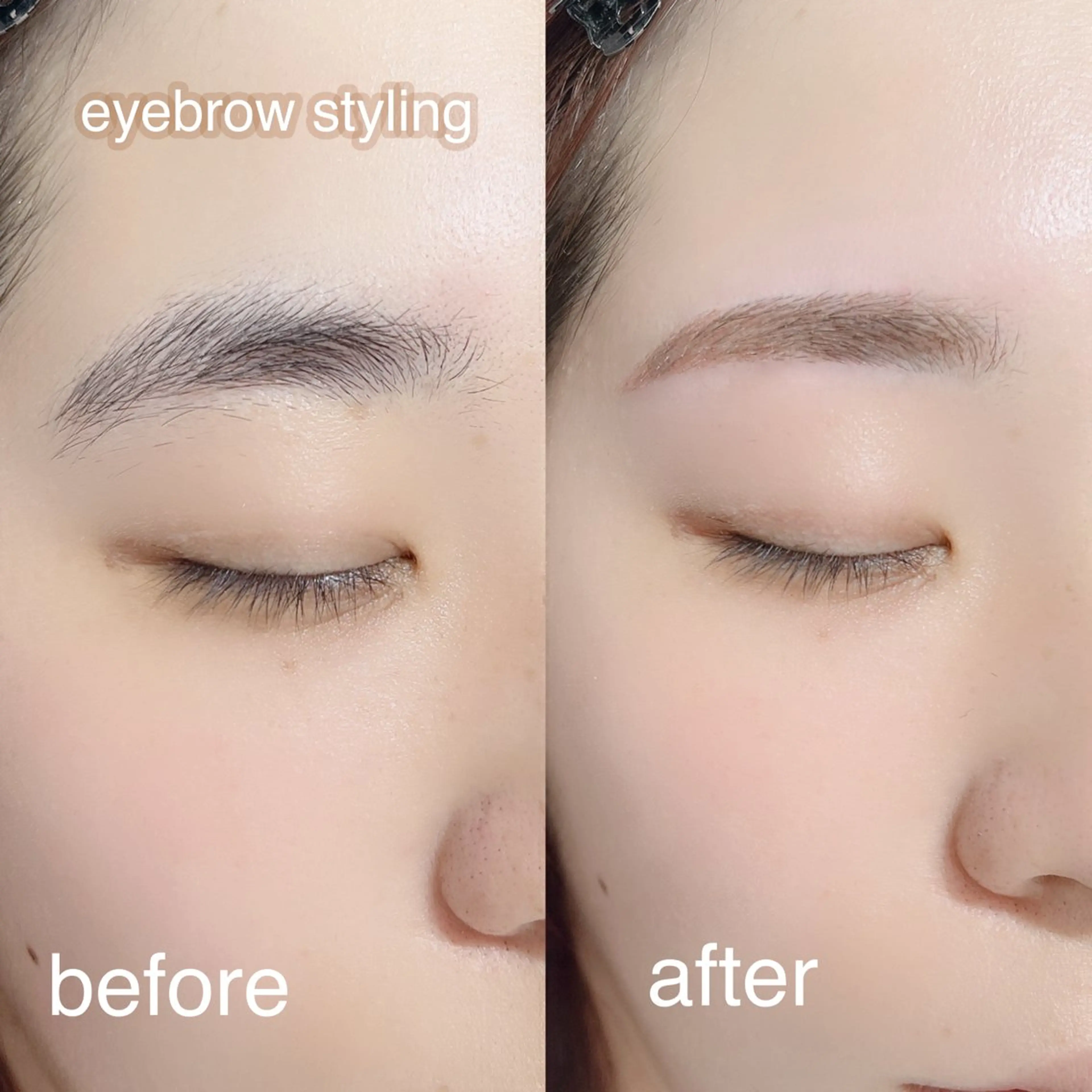 ⭐人気メニュー⭐アイブロウスタイリング×眉毛カラー¥7000(自己処理は3週間はせずご来店ください)の写真