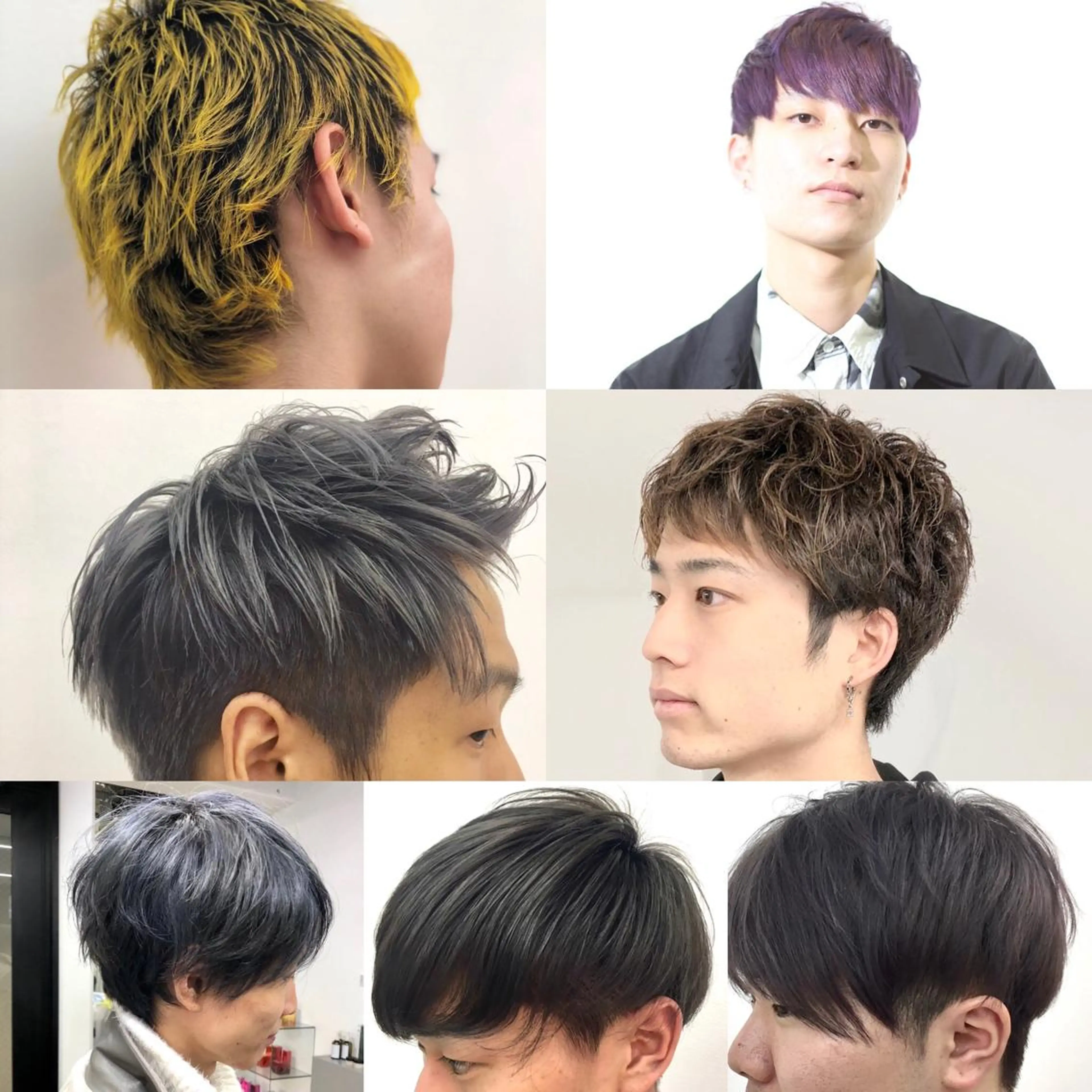 ショート カラー メンズ 難波/心斎橋/ボブ/ 髪質改善/ハイトーンのヘアスタイル