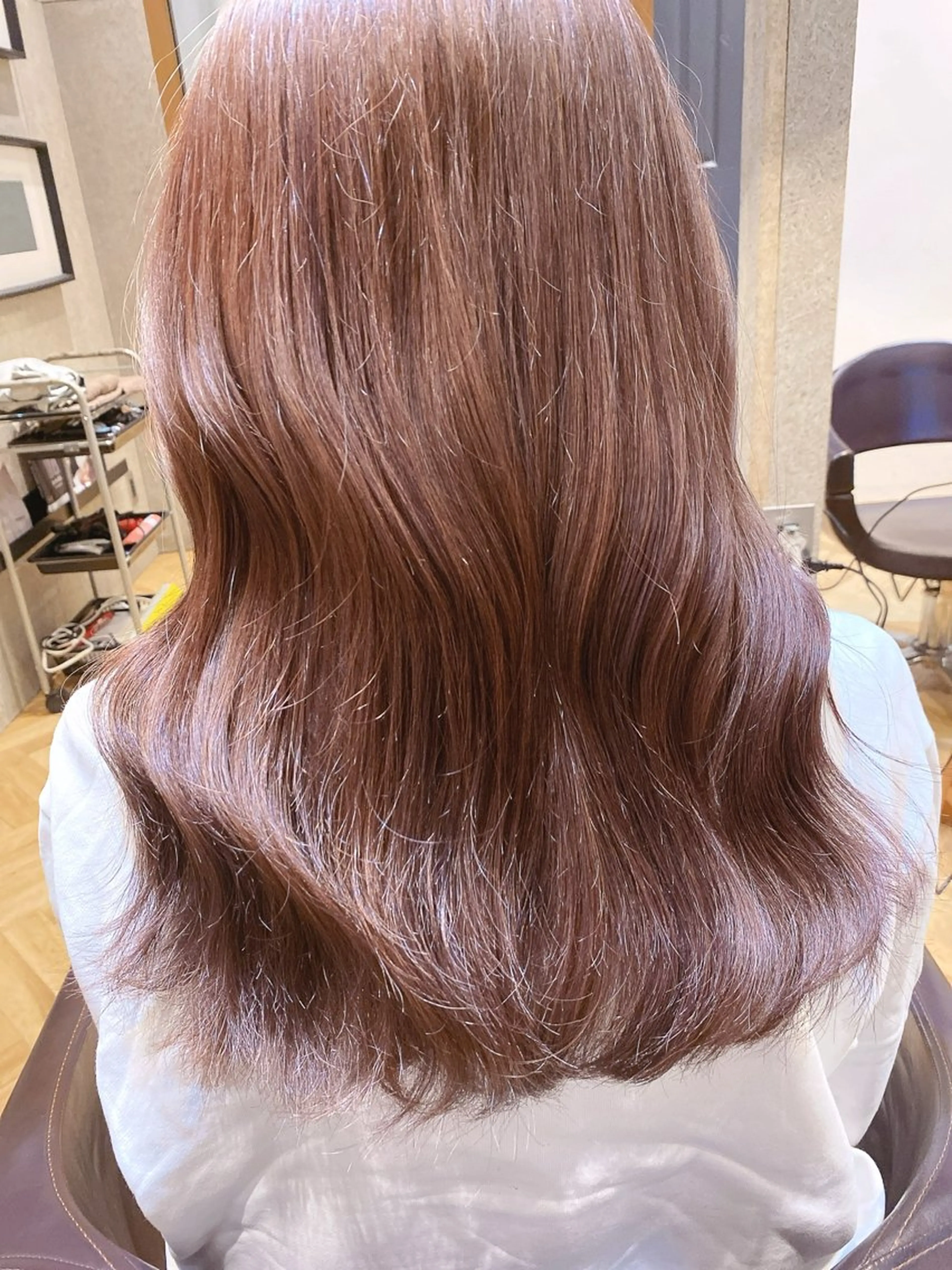 セミロング カラー ヘアカラー トリートメント 💎レイヤーカット× 髪質改善💎後藤陸のヘアスタイル