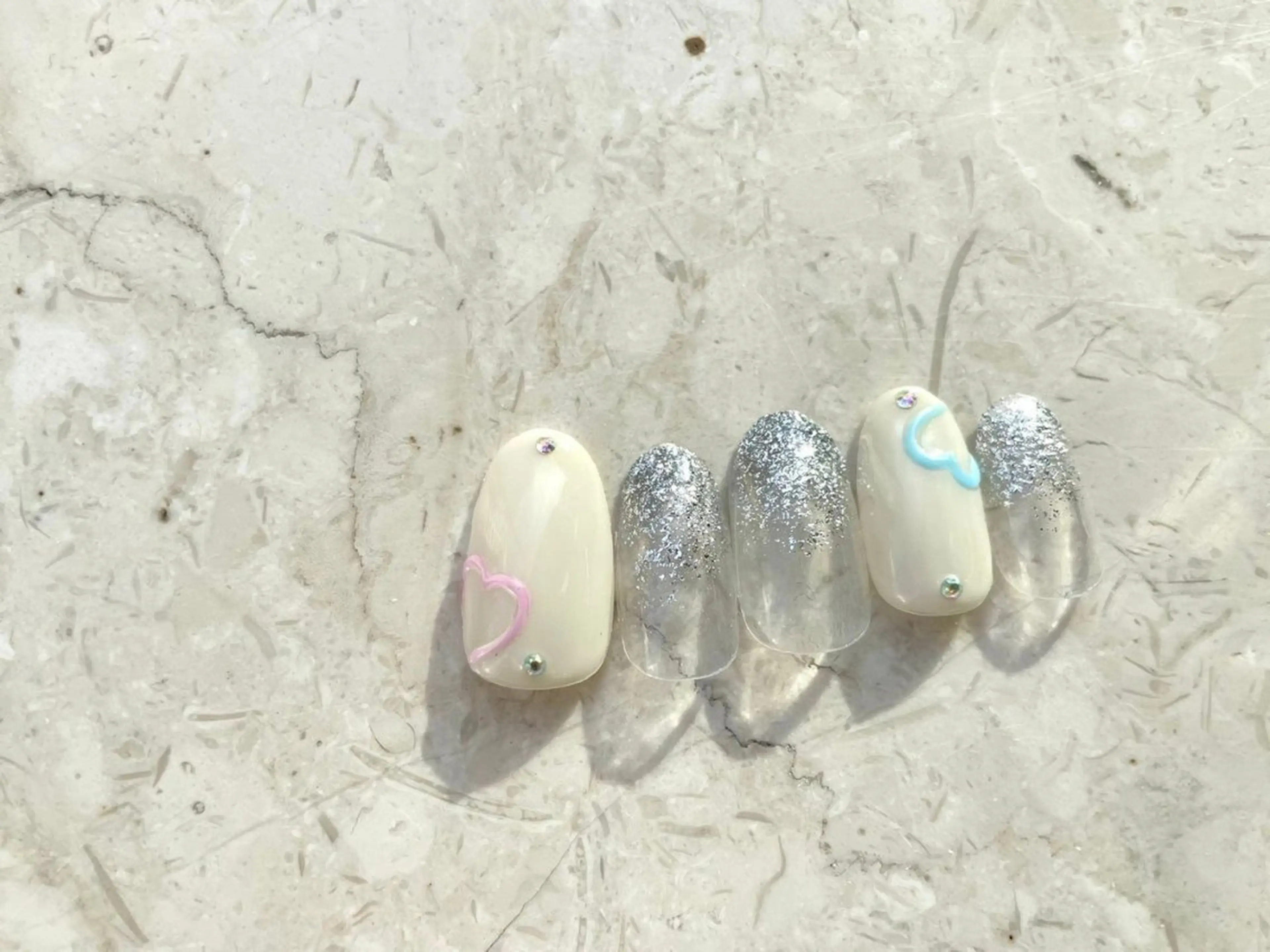 ネイル ⭐︎休業中の練習⭐︎ JNA認定講師髙橋のネイルデザイン