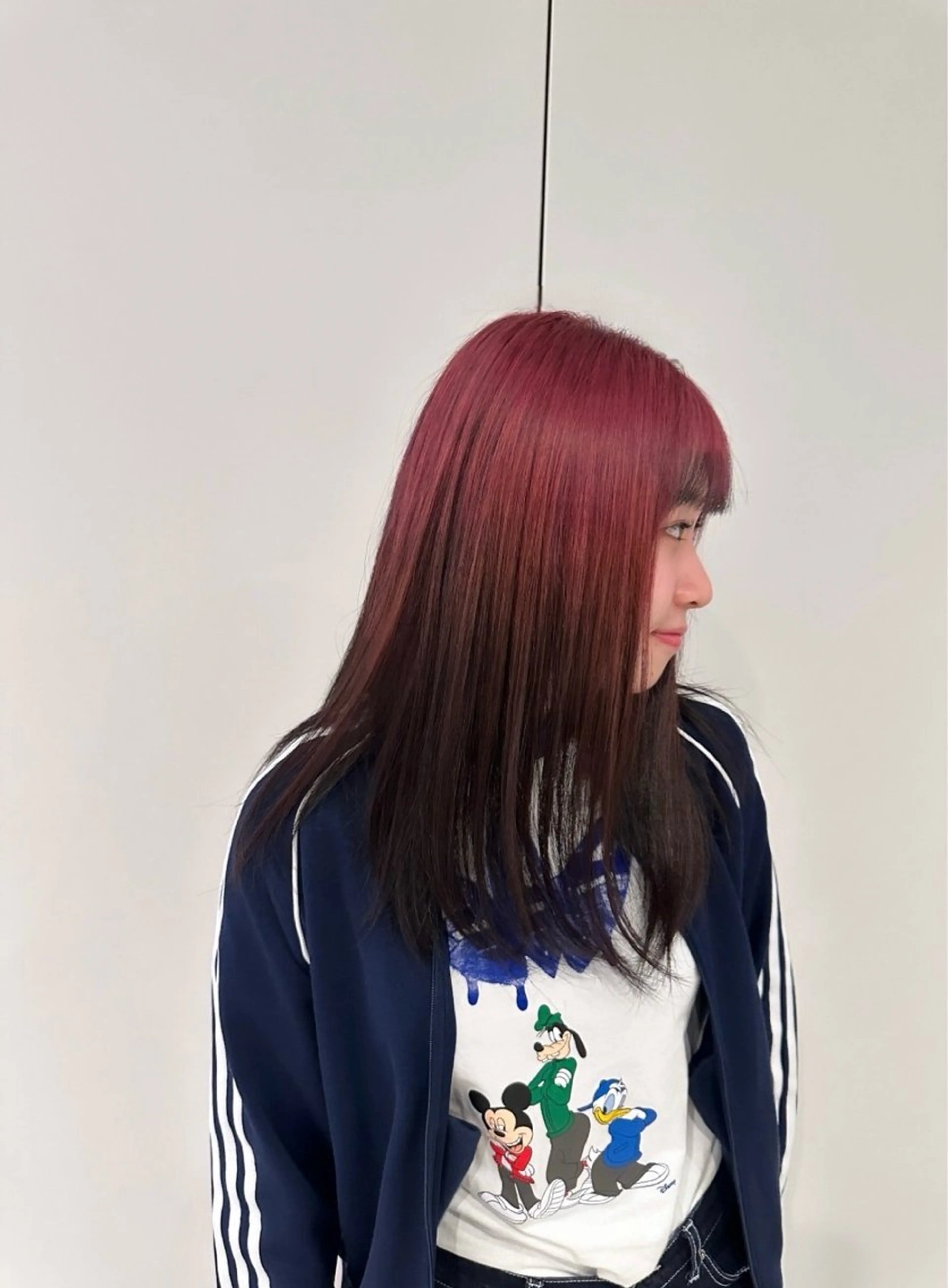 セミロング カラー octo所属・梅澤 杏菜のヘアスタイル