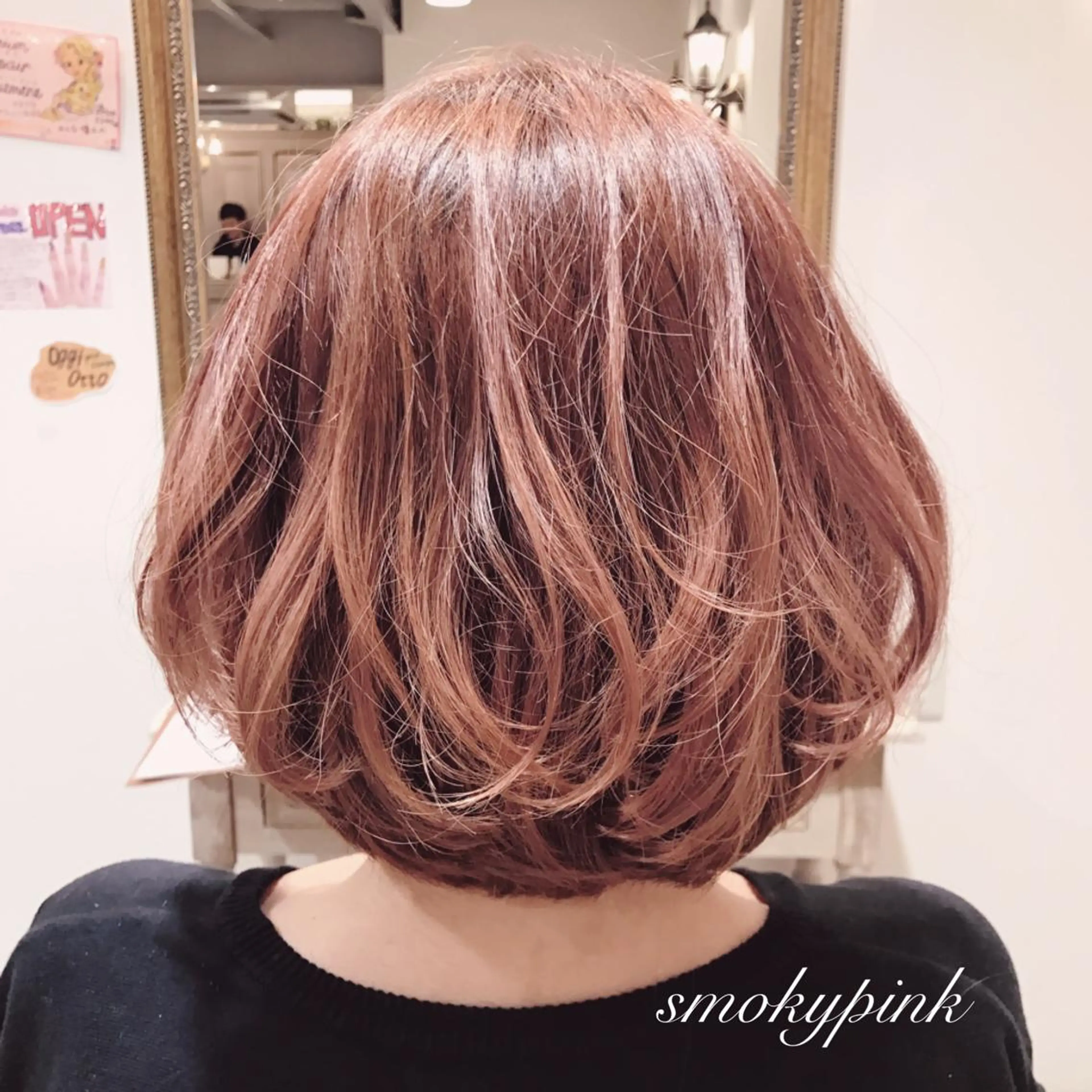 ショート カラー パーマ ヘアアレンジ 韓国♡ワンホン系 ♡YURIのヘアスタイル