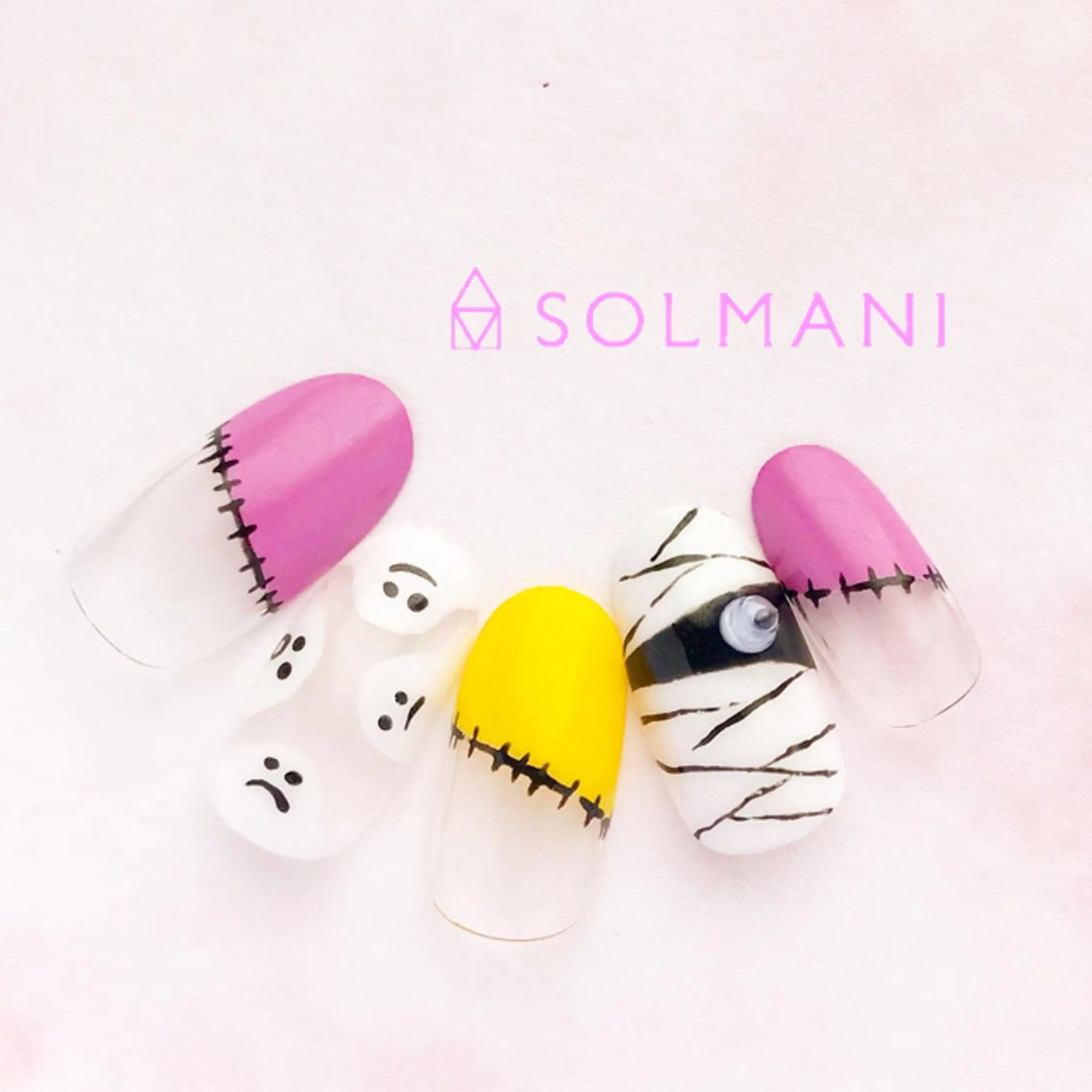 ネイル ハロウィン SOLMANI 予約担当のネイルデザイン