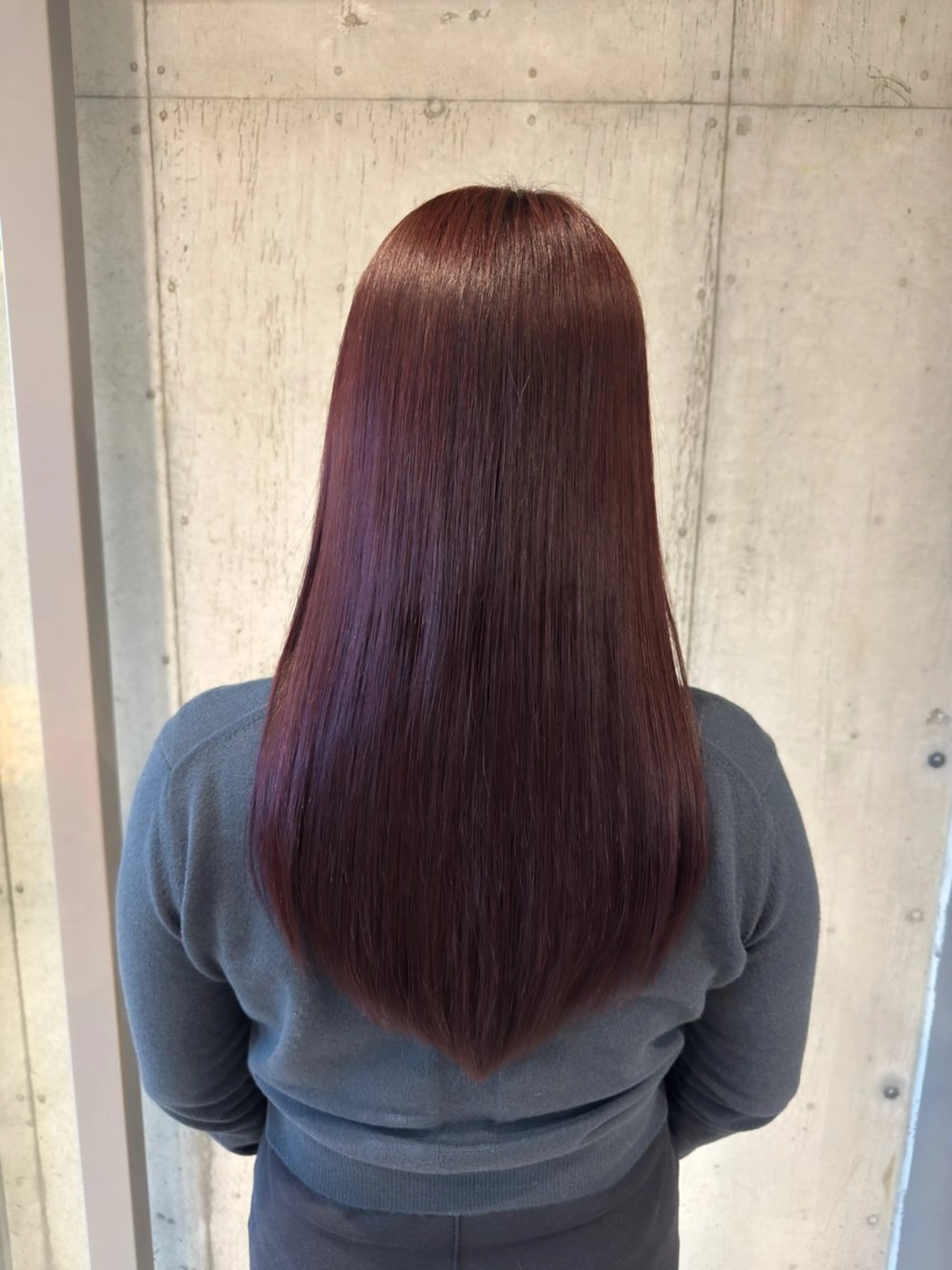 ロング カラー ブリーチ ダブルカラー ブリーチなしカラー 髪質改善 カット ヘアカラー トリートメント 透明感/血色カラー/ 似合せレイヤー/ゆいのヘアスタイル