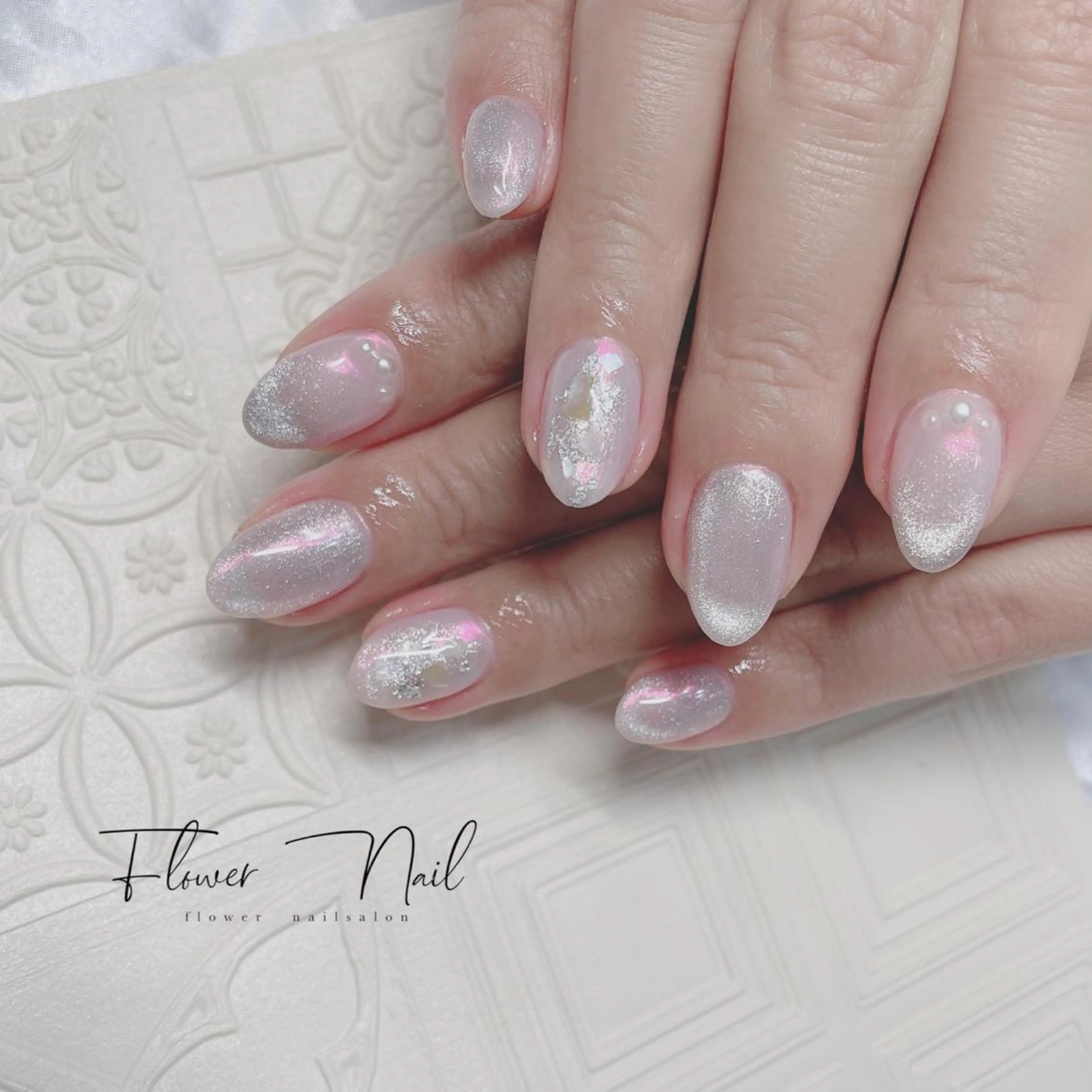 ネイル ミラーネイル ハンドネイル flower nailsalon所属・Flower nailのネイルデザイン
