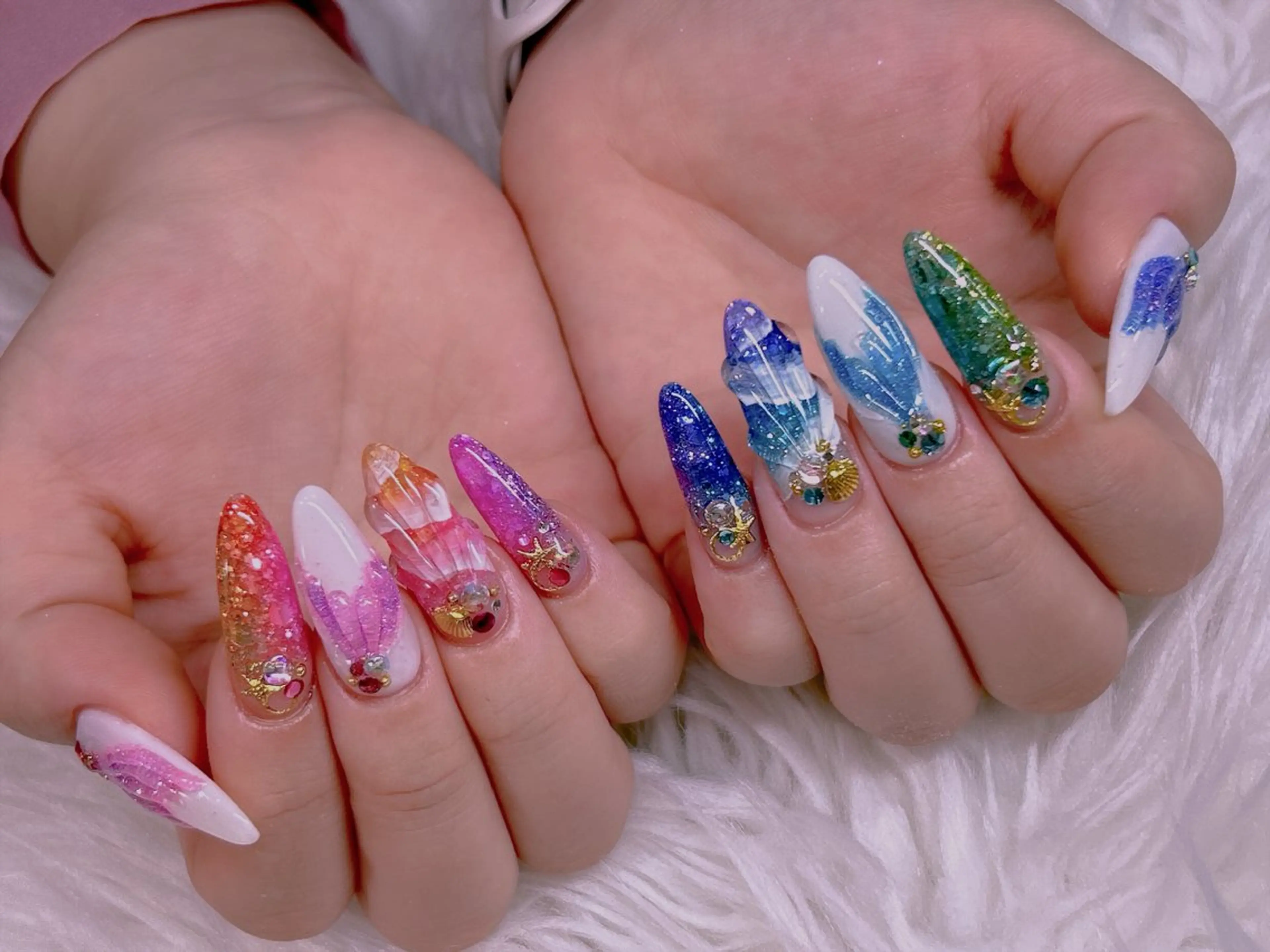 ネイル 長さだし専門店 M2　rikaのネイルデザイン