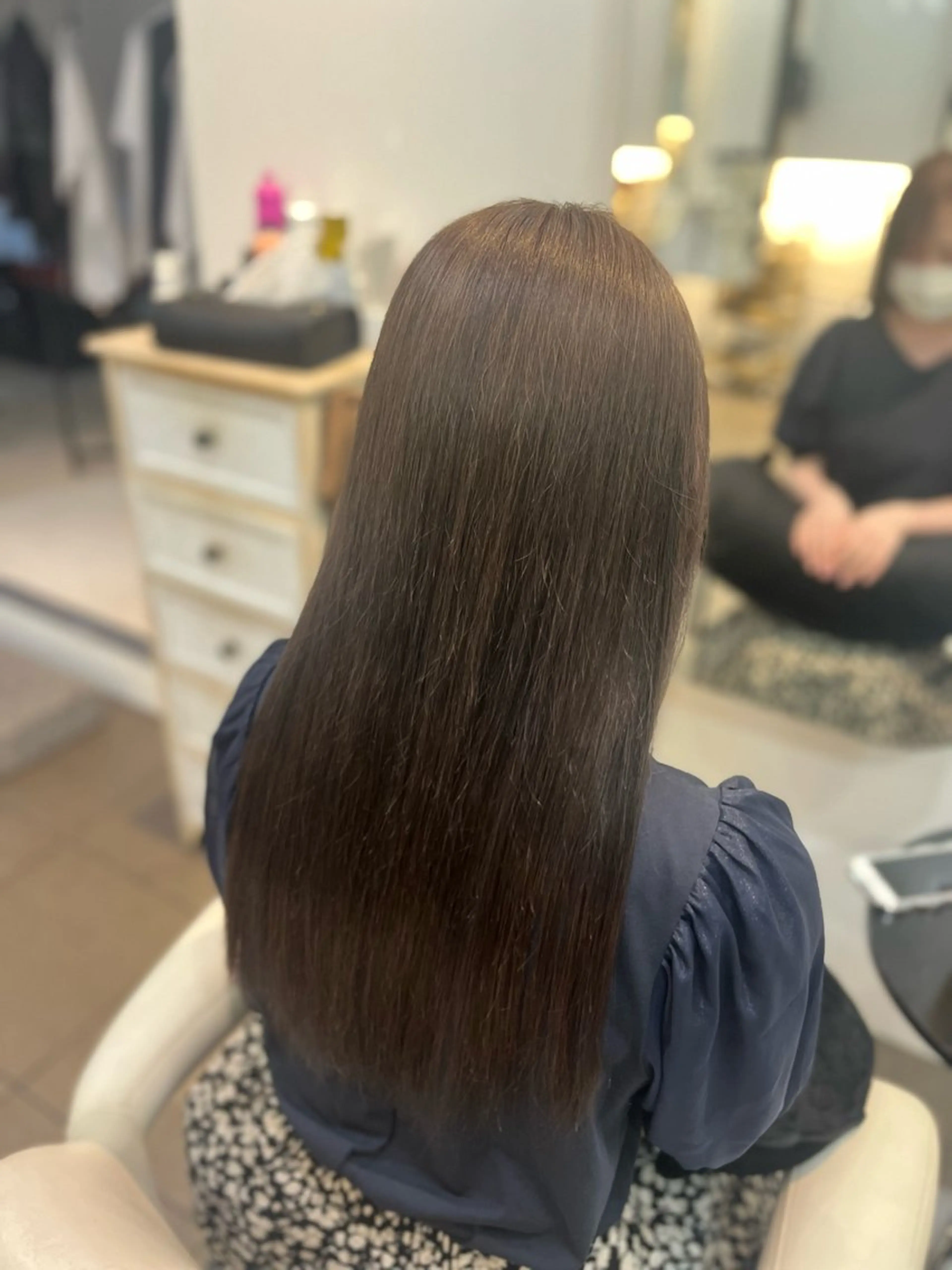 ワンカラー+内部補修トリートメント付き🌷の写真