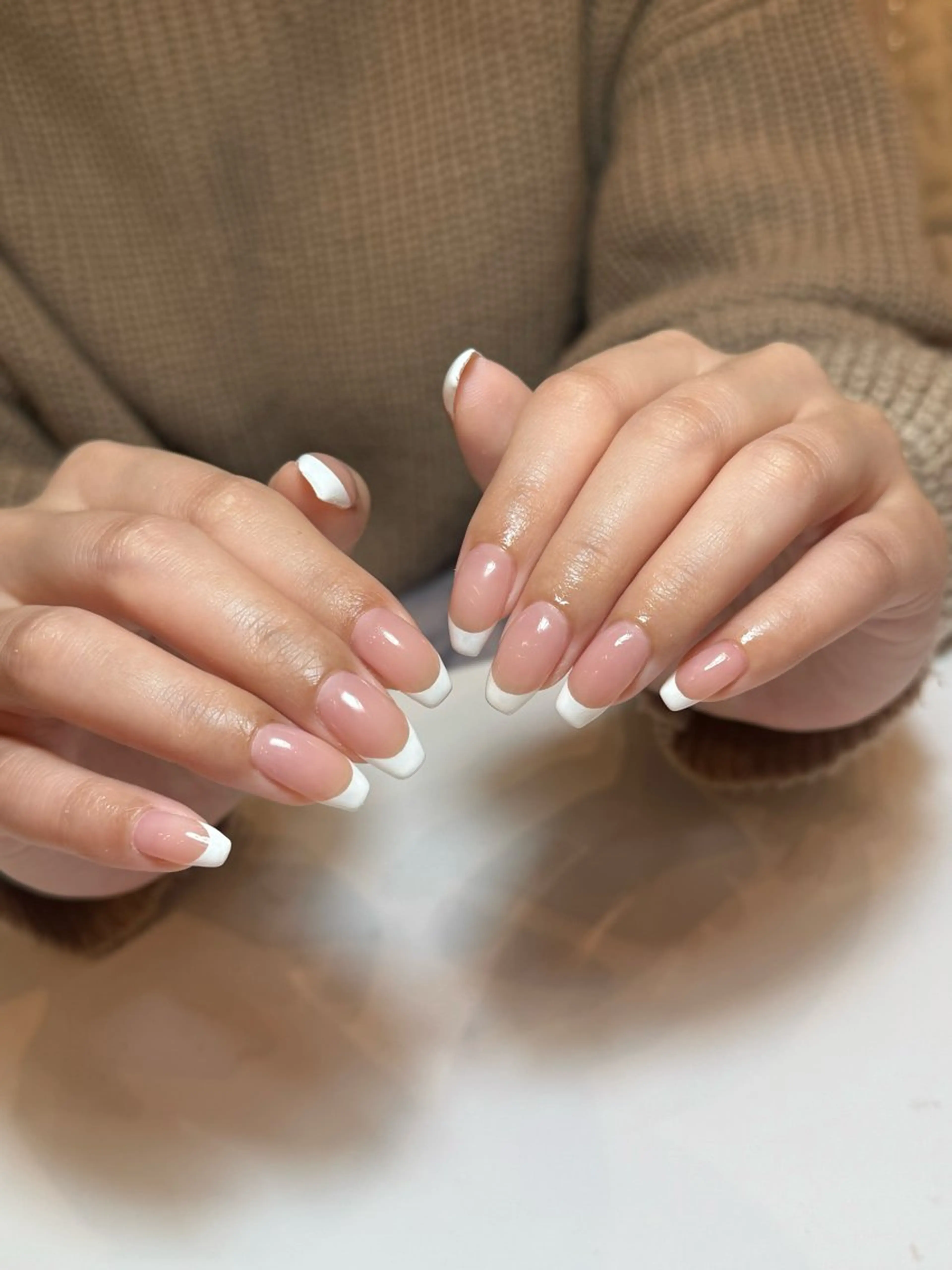 ネイル フレンチネイル Lucy's Eyelash & Nail 小倉店所属・mayu .のネイルデザイン