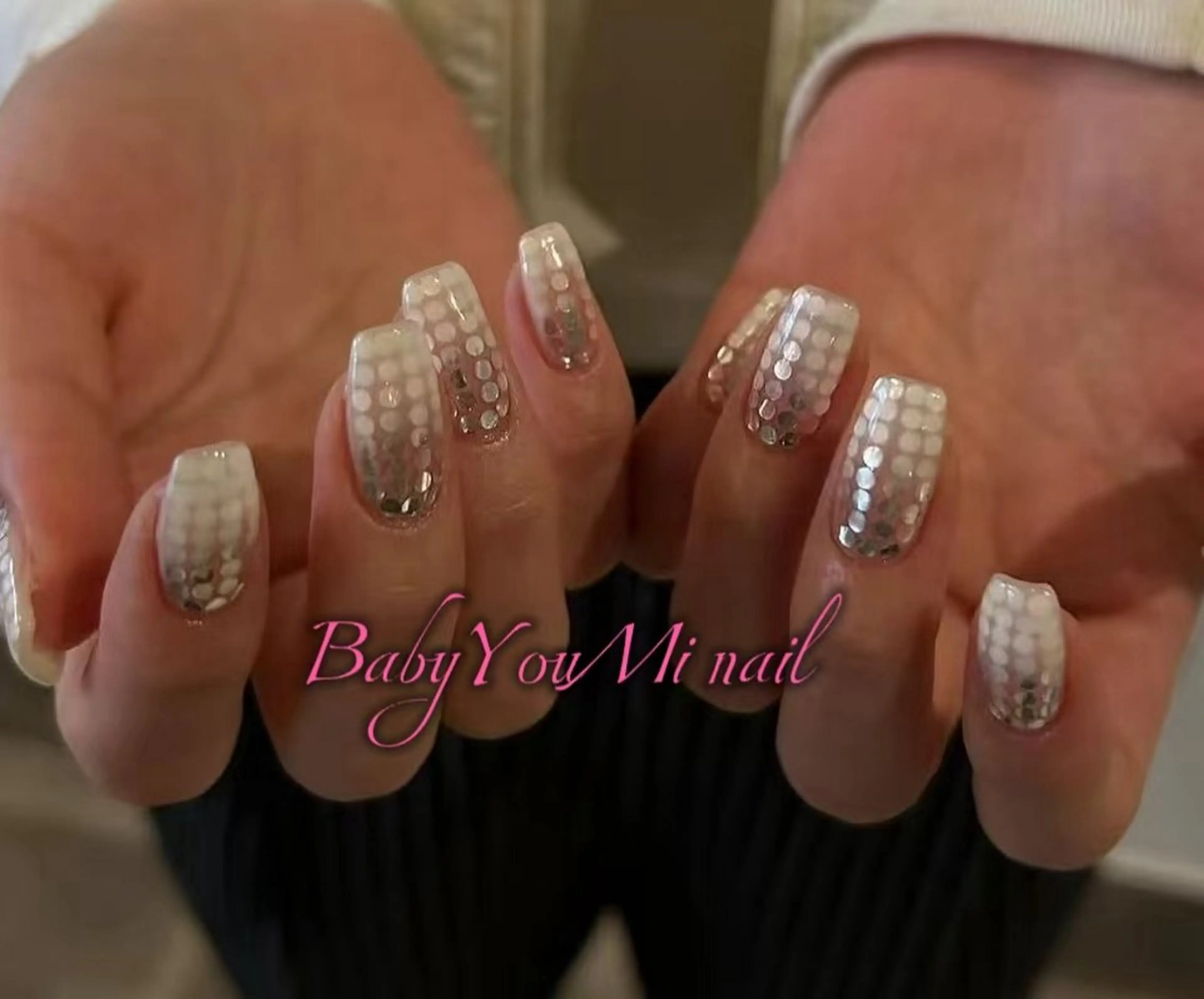 ネイル オーロラネイル 成人式 フットネイル フレンチネイル ジェルネイル ハンドネイル 相沢 さやかのネイルデザイン