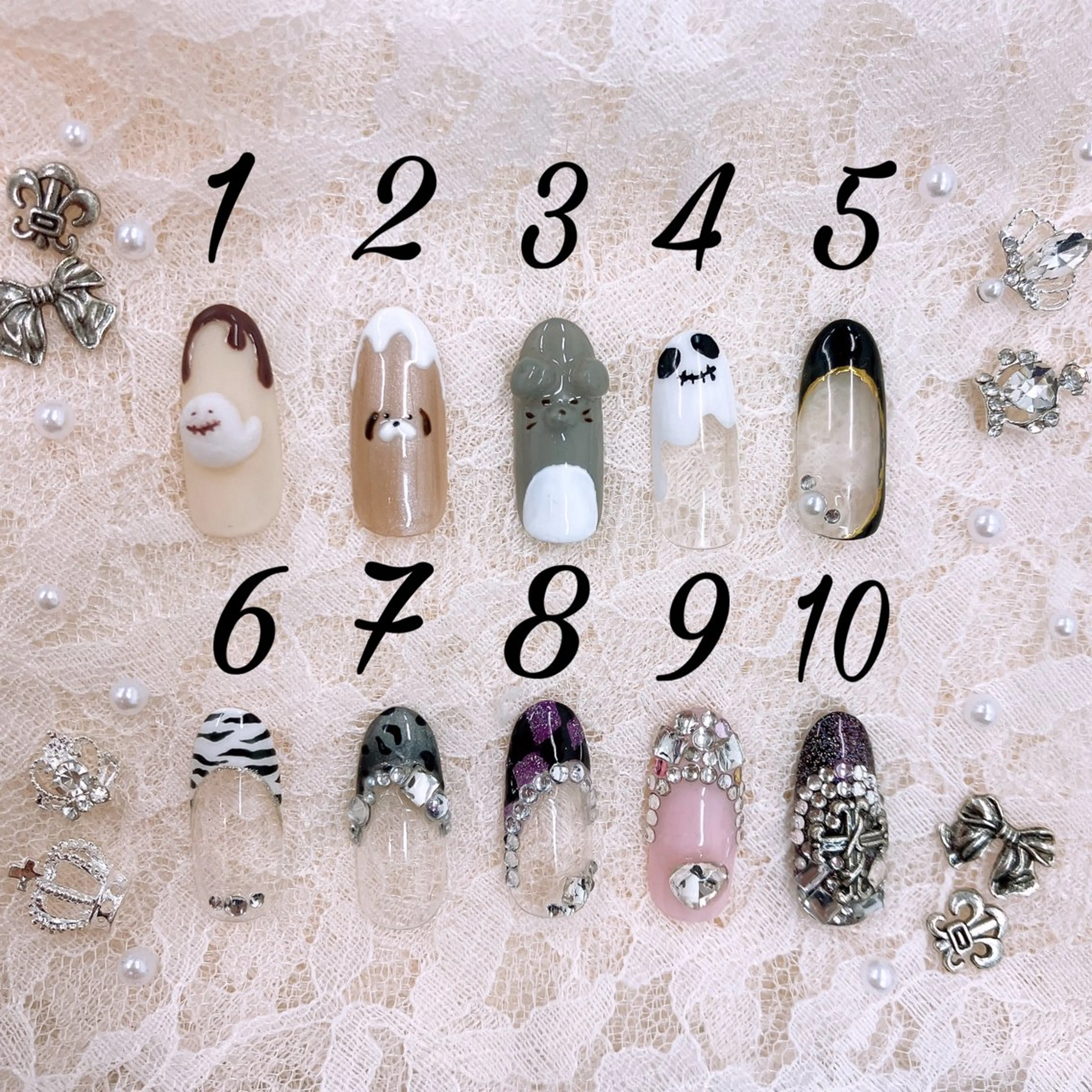 ネイル アートネイル フレンチネイル セプトアカデミー 岩崎のネイルデザイン