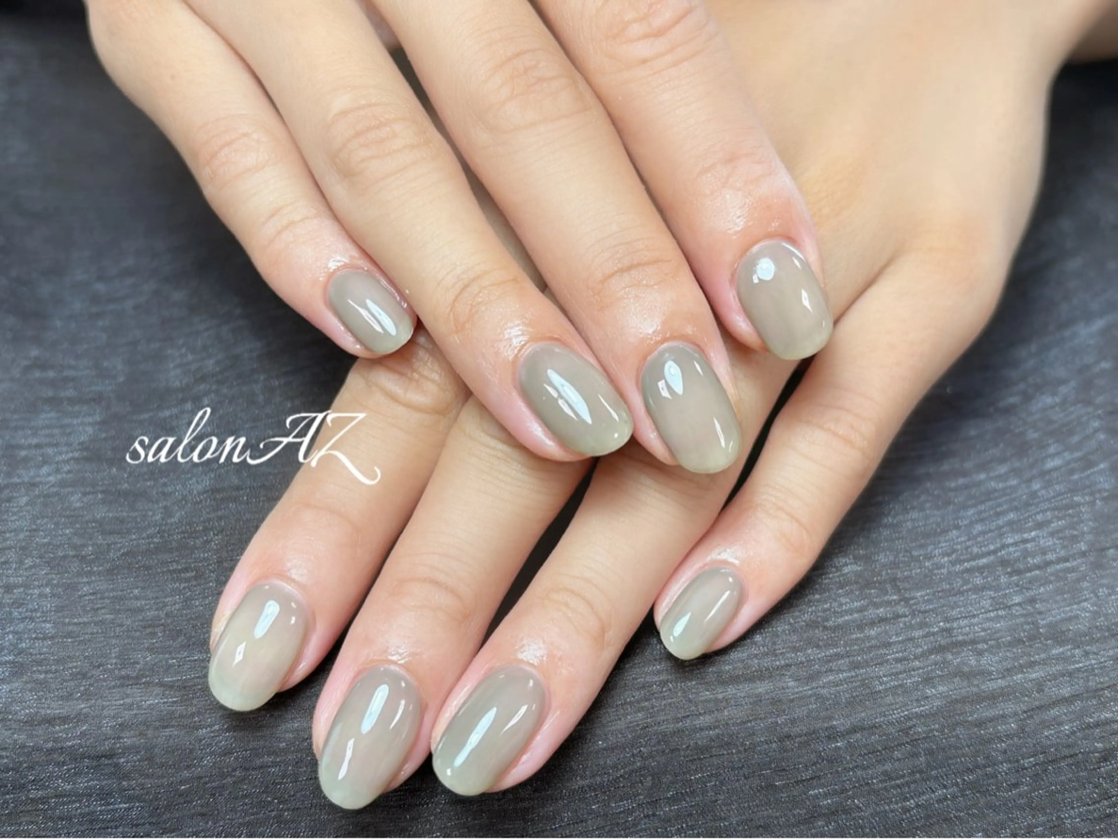 ネイル アートネイル 長さ出し フットネイル フレンチネイル ジェルネイル ハンドネイル salon AZのネイルデザイン