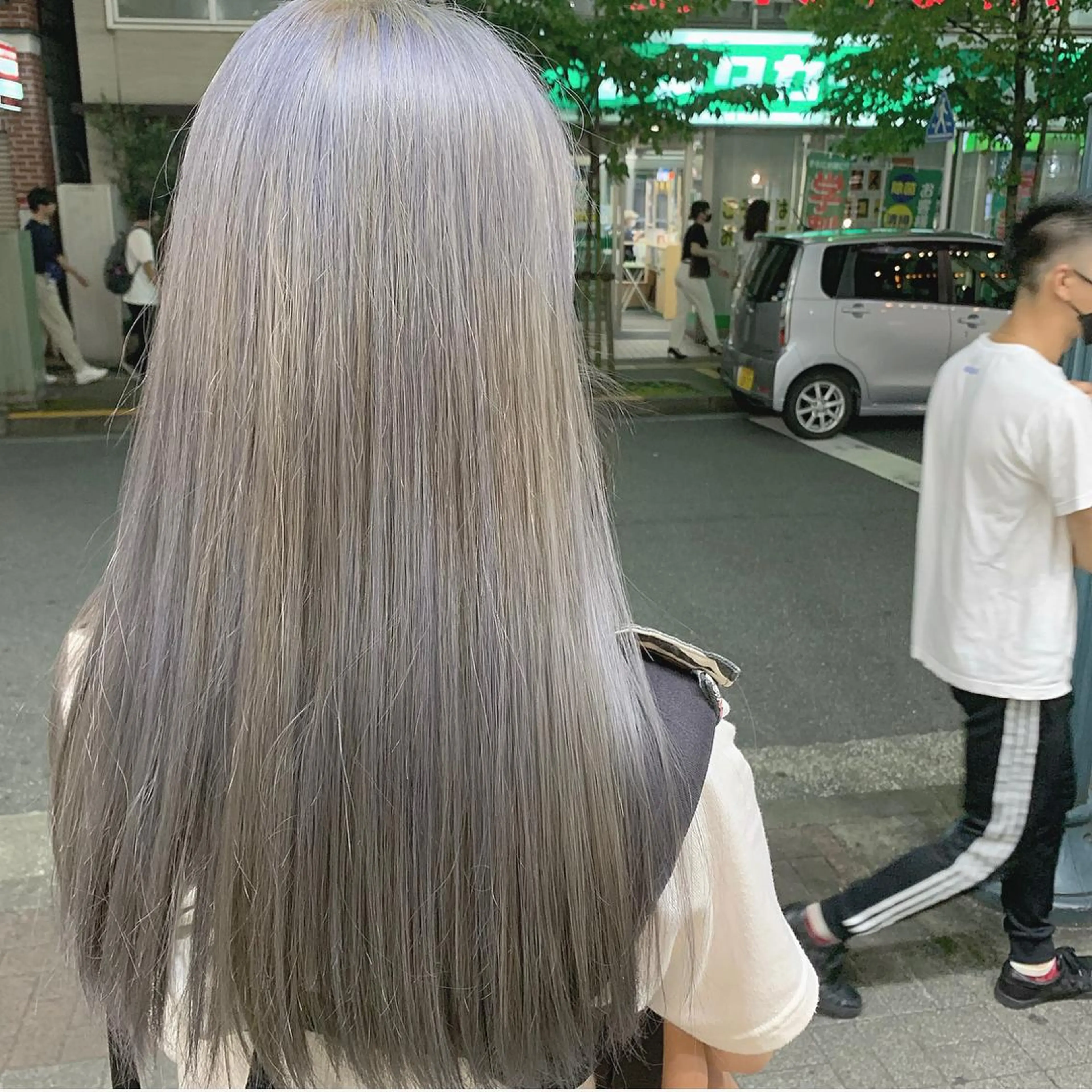 ロング ヘアカラー トリートメント 韓国ヘア🦋 MIYUのヘアスタイル