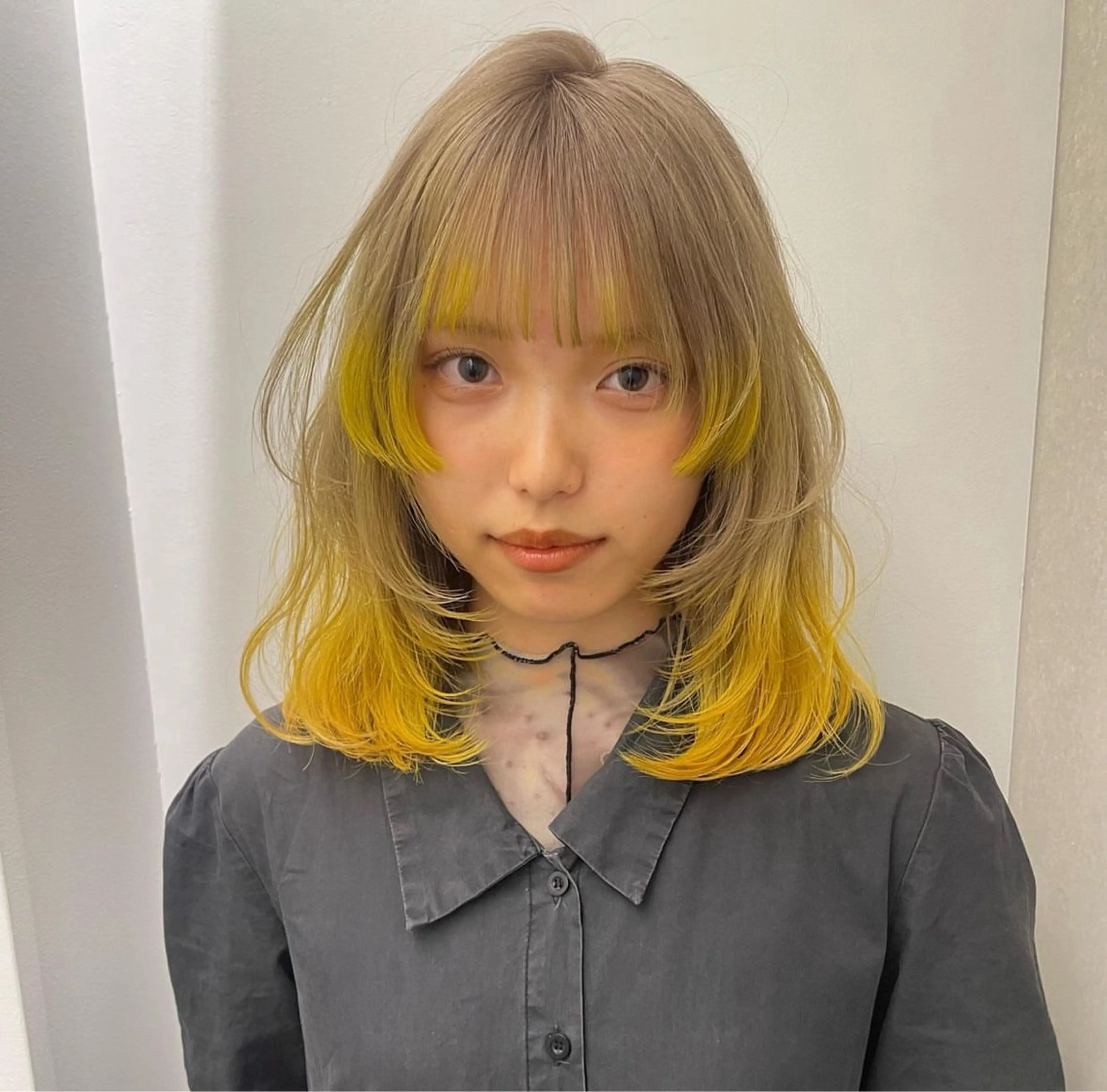 ミディアム カラー ヘアカラー だいすけ/メンズ/ イージーパーマのヘアスタイル