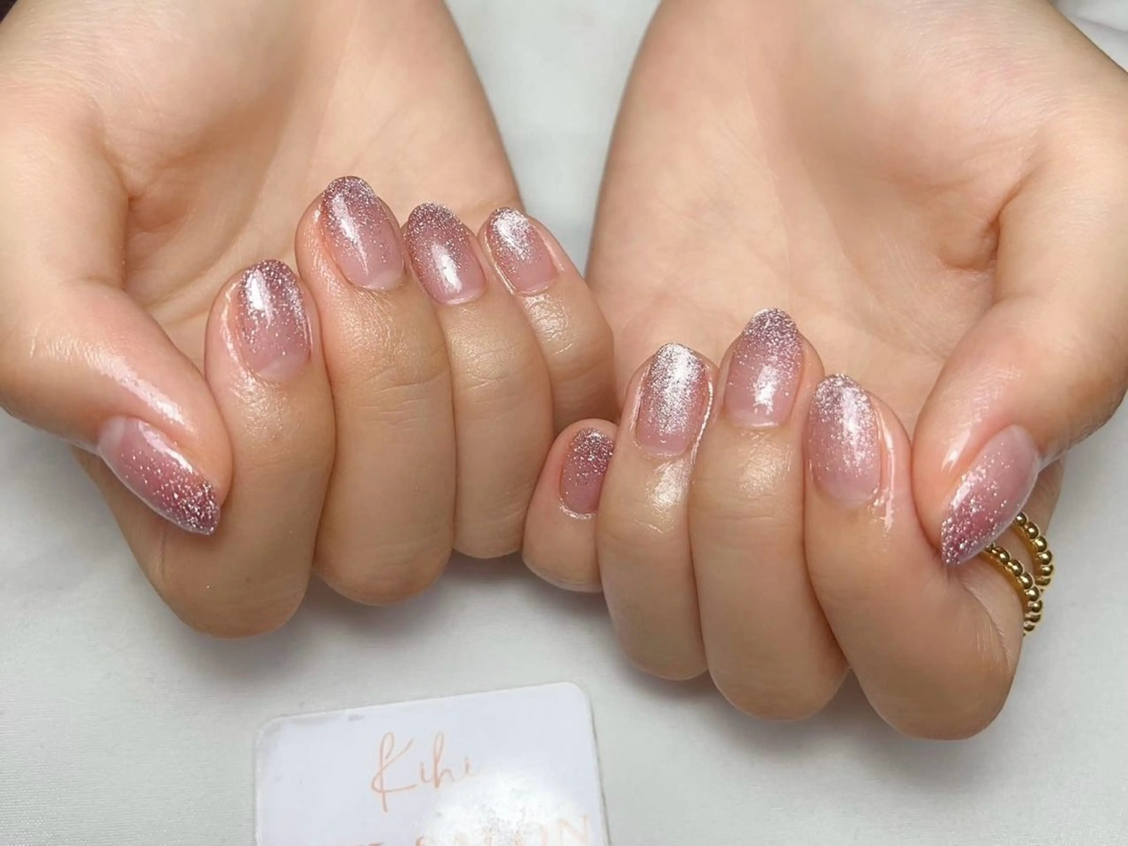 ネイル アートネイル フレンチネイル ジェルネイル グラデーション 韓国ネイル ハンドネイル ハンドケア さくら💮💮 【オフ無料】のネイルデザイン