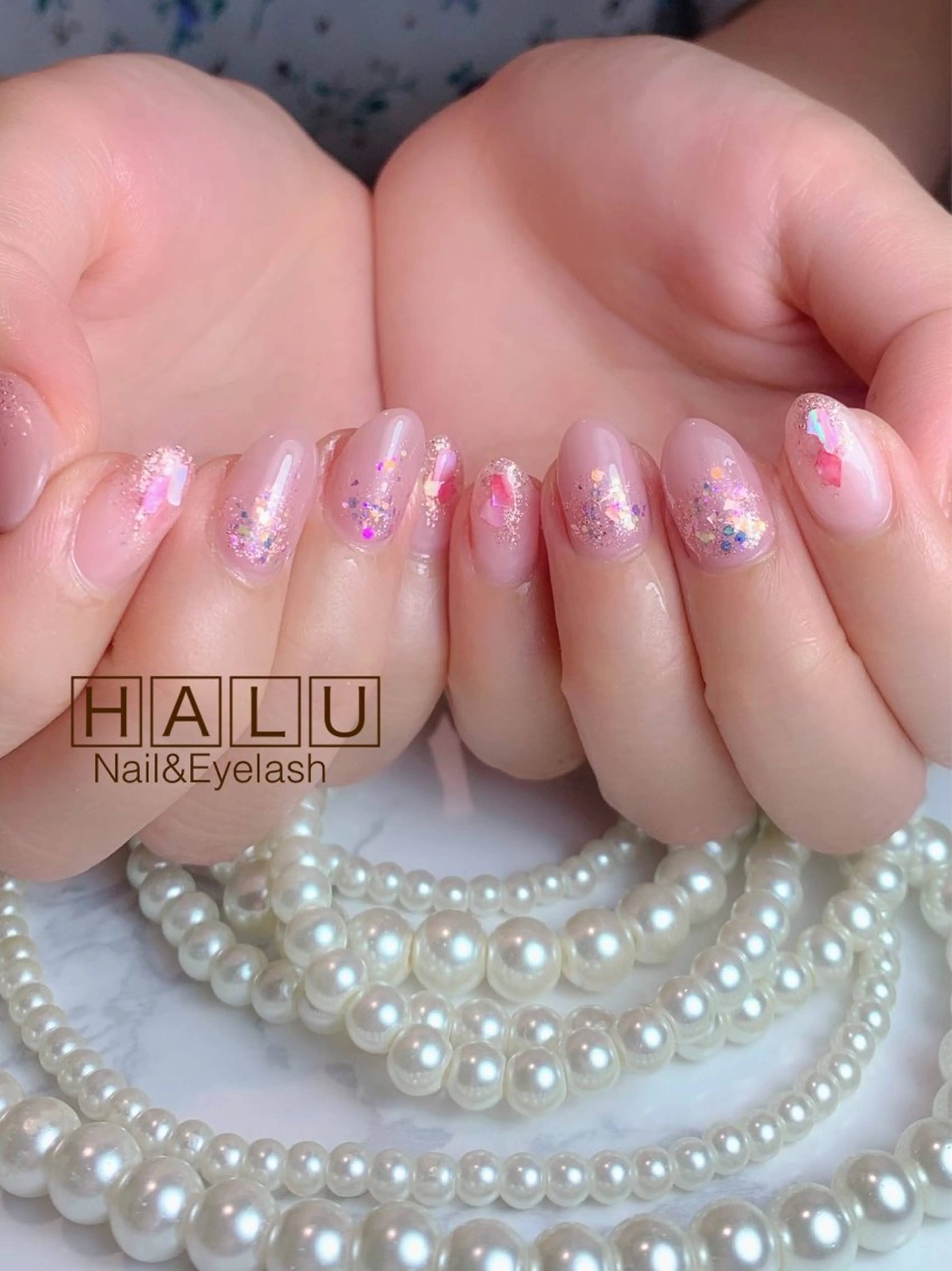 ネイル キラキラネイル HALU ハルのネイルデザイン