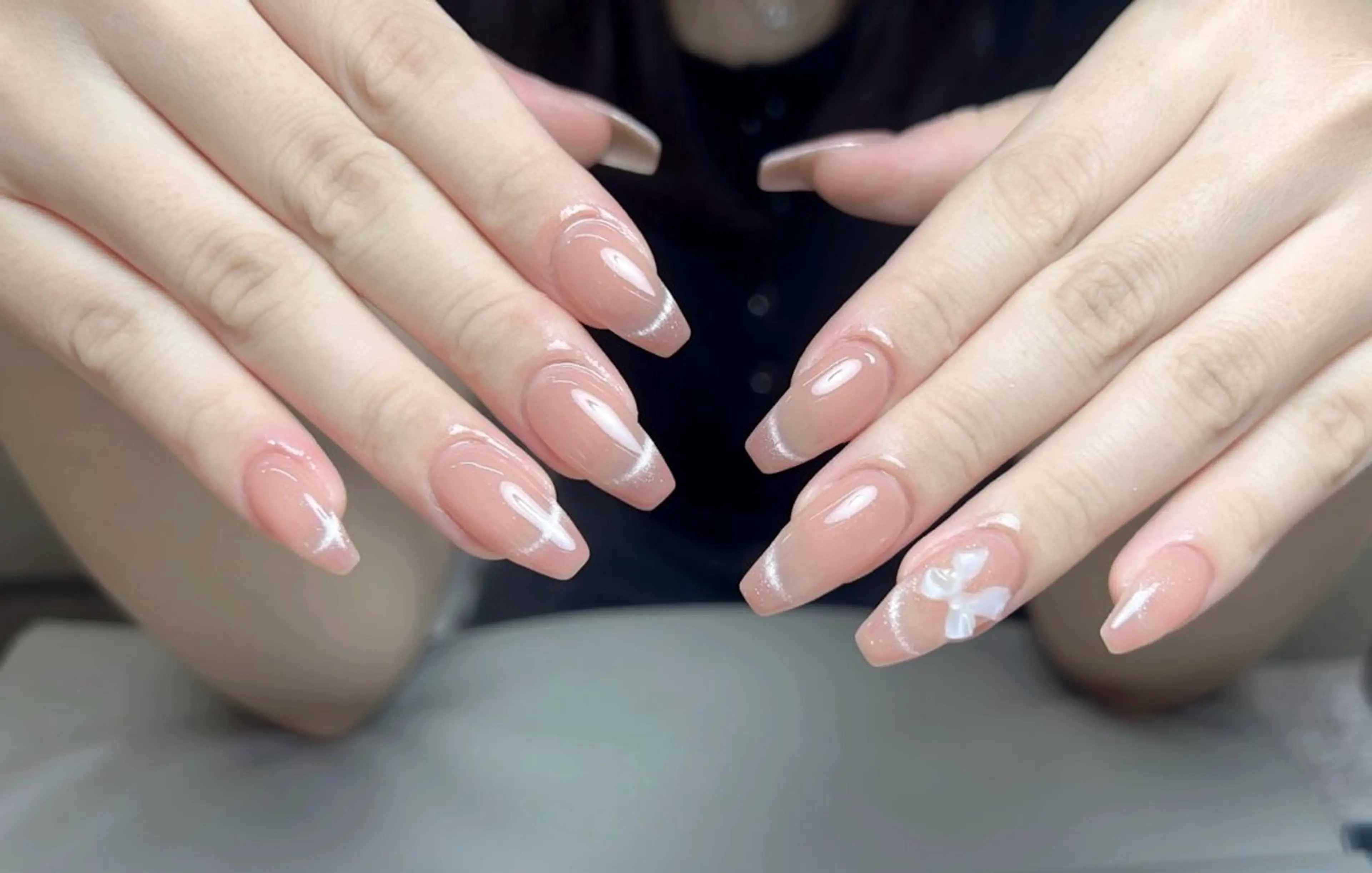 ネイル アートネイル チークネイル 長さ出し フラワーネイル フットネイル YK 美学院のネイルデザイン