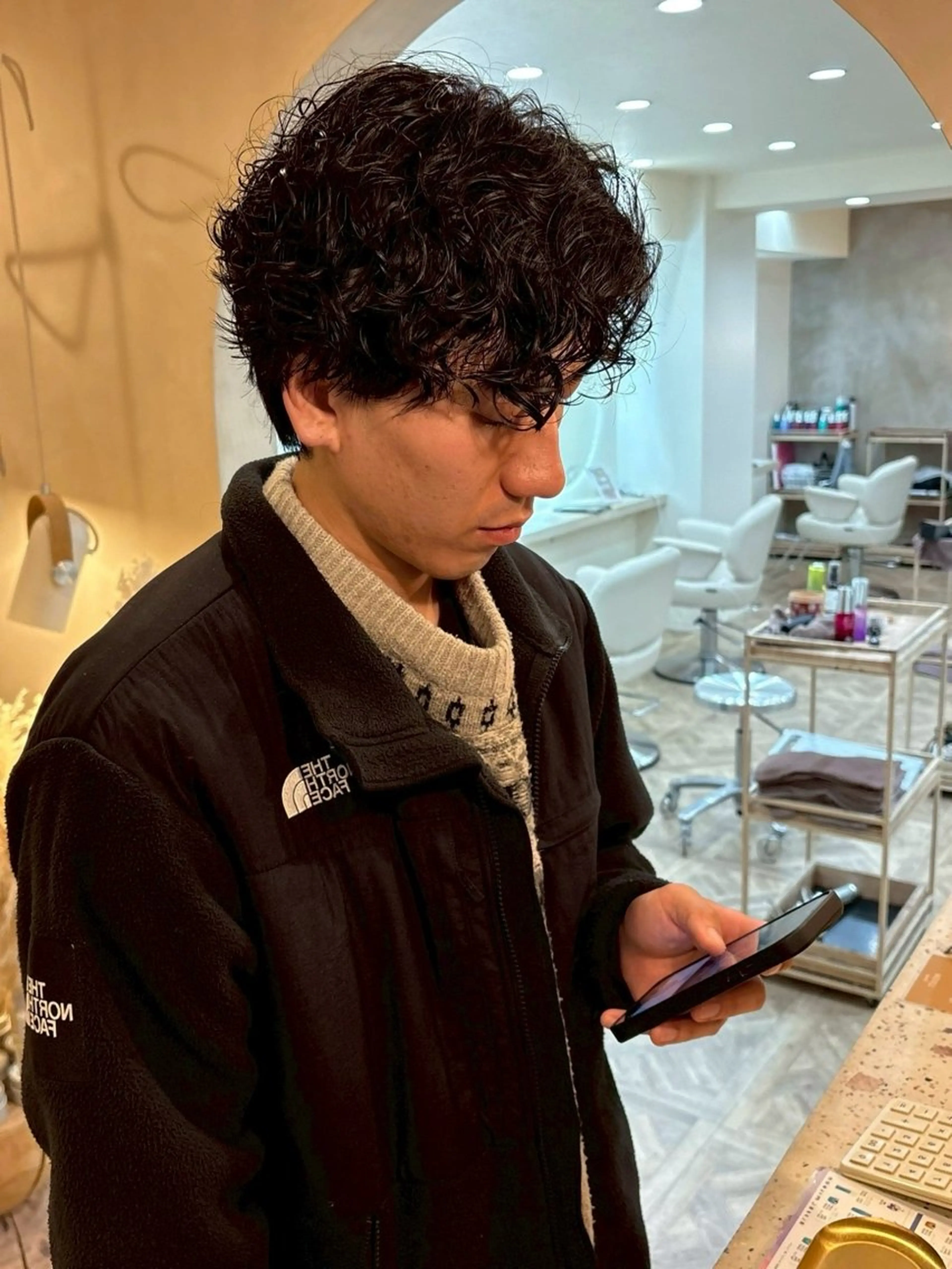 パーマ メンズ カット パーマ メンズパーマ／長岡 坂口祥貴のヘアスタイル