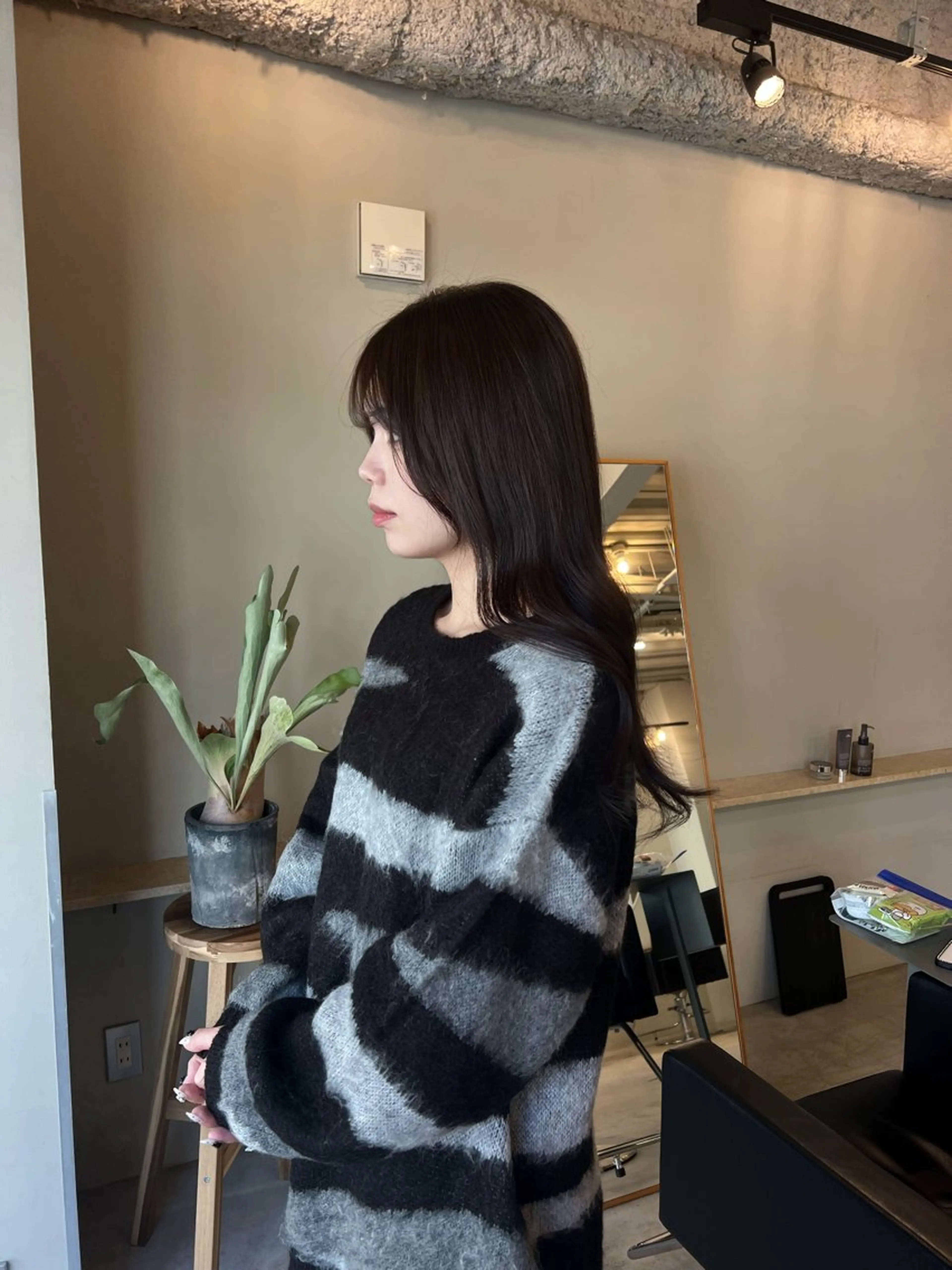 ロング NOUSHAIRDESIGN所属・rin/薬院 /ボブ艶カラーのヘアスタイル