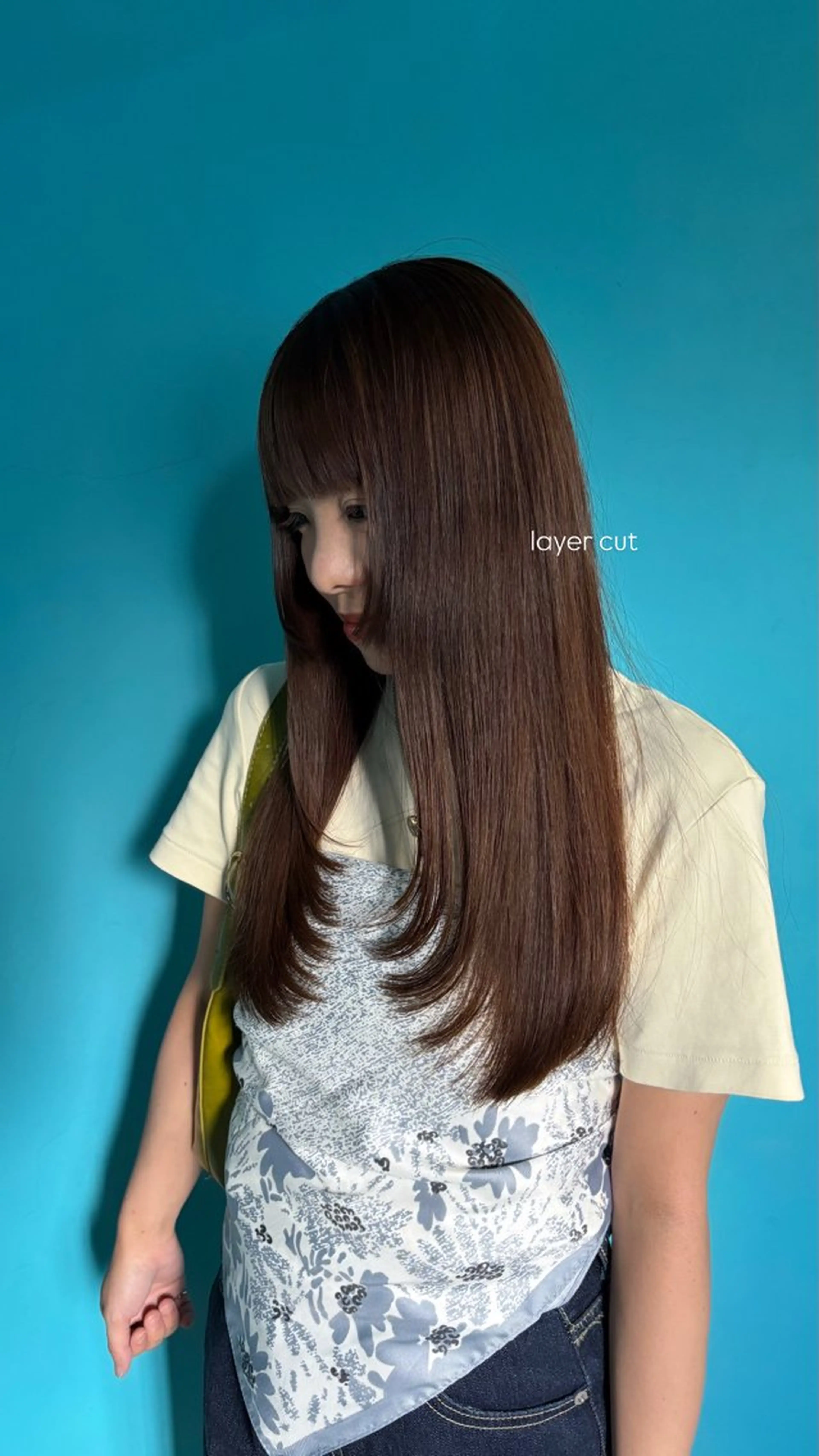 ロング 大泊 来寧のヘアスタイル