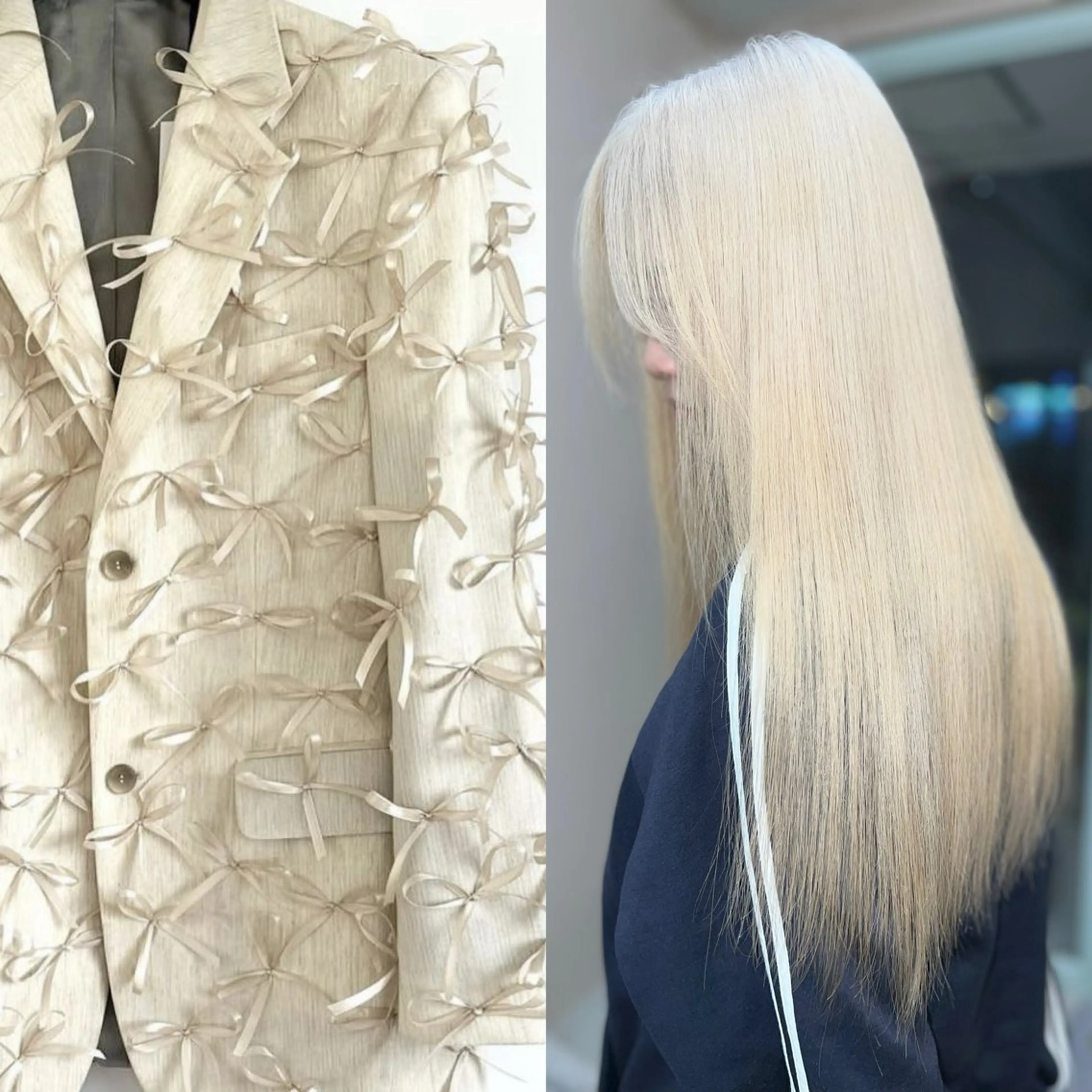 ロング カラー ヘアカラー トリートメント 岡山ハイトーン・ ルーツカラー/こもものヘアスタイル