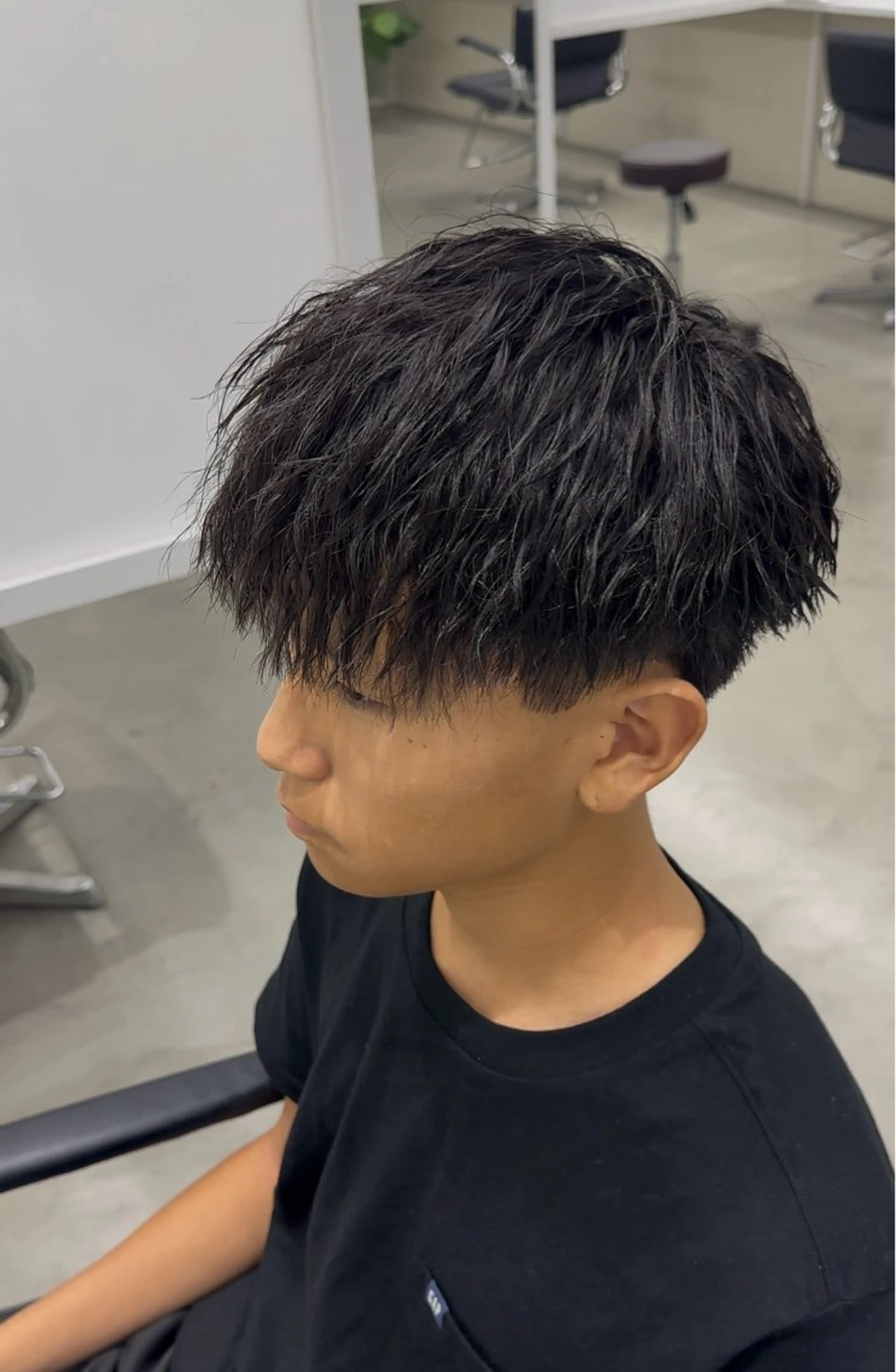 パーマ メンズ 加藤 拓海のヘアスタイル