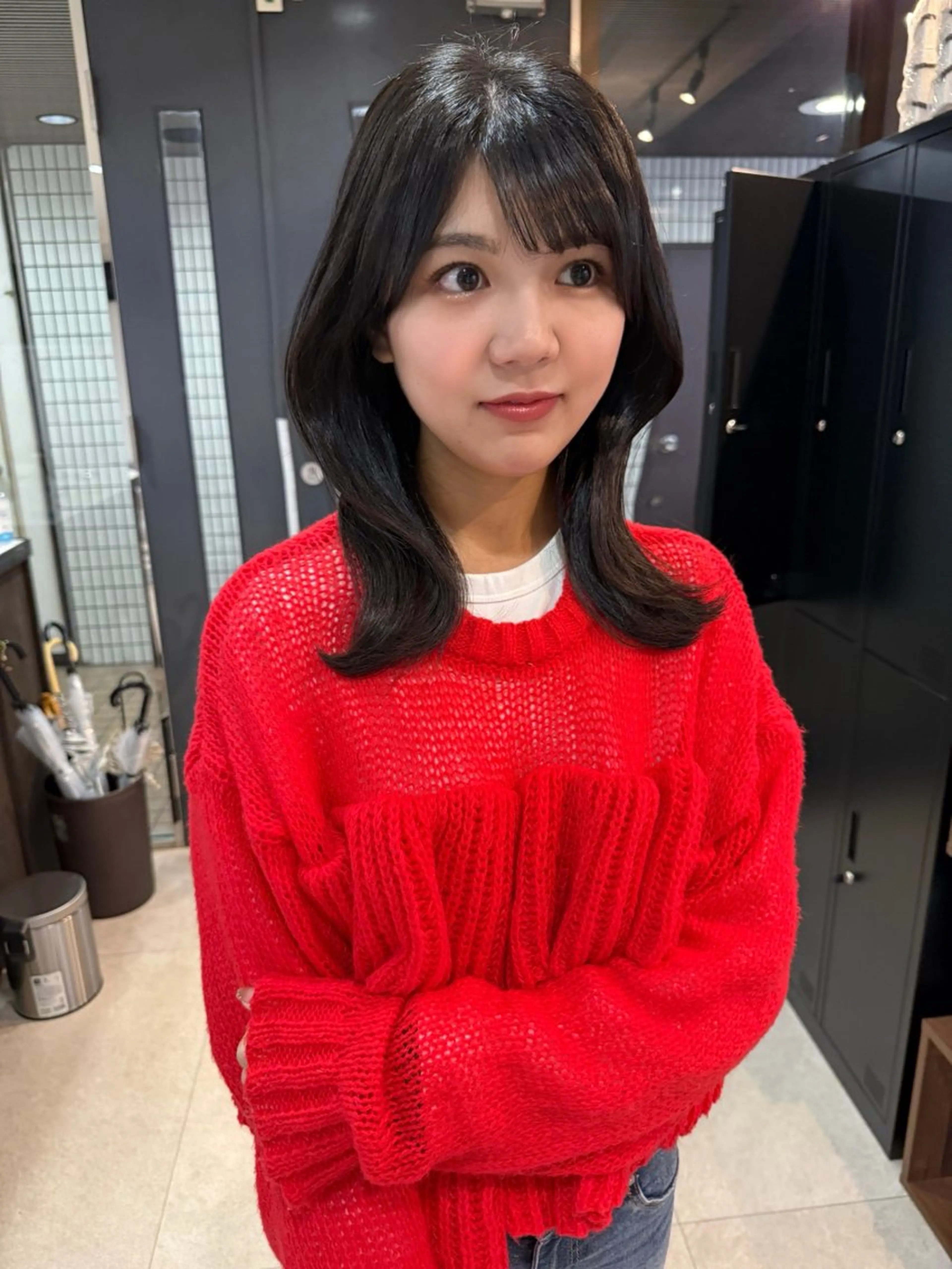 ミディアム ミディアムレイヤー レイヤーカット カット トリートメント ヘッドスパ SHICUNEアサミ /ショート/メンズのヘアスタイル