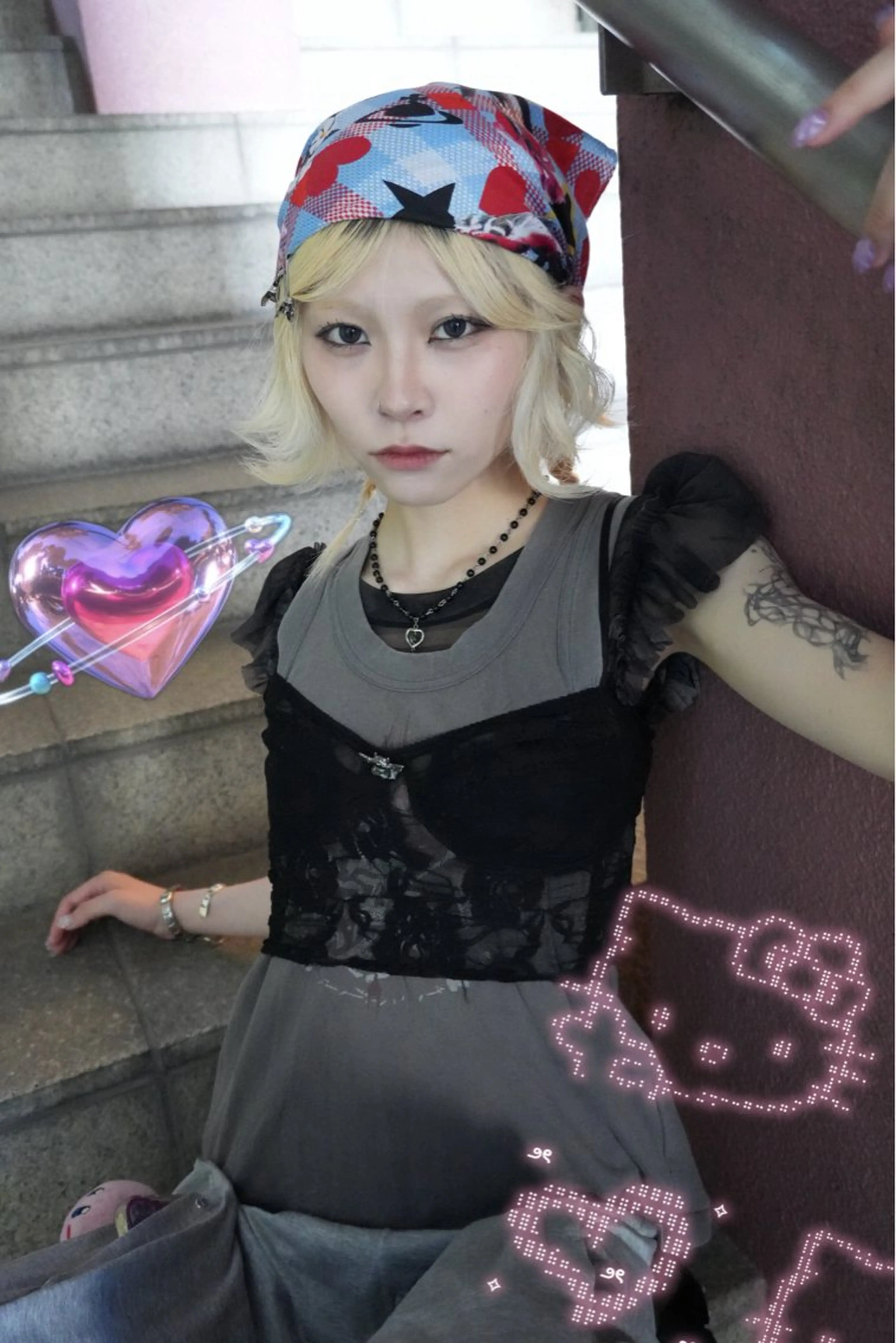 ショート カット ヘアカラー ⭐︎ハイトーン /レイヤー✩momoのヘアスタイル