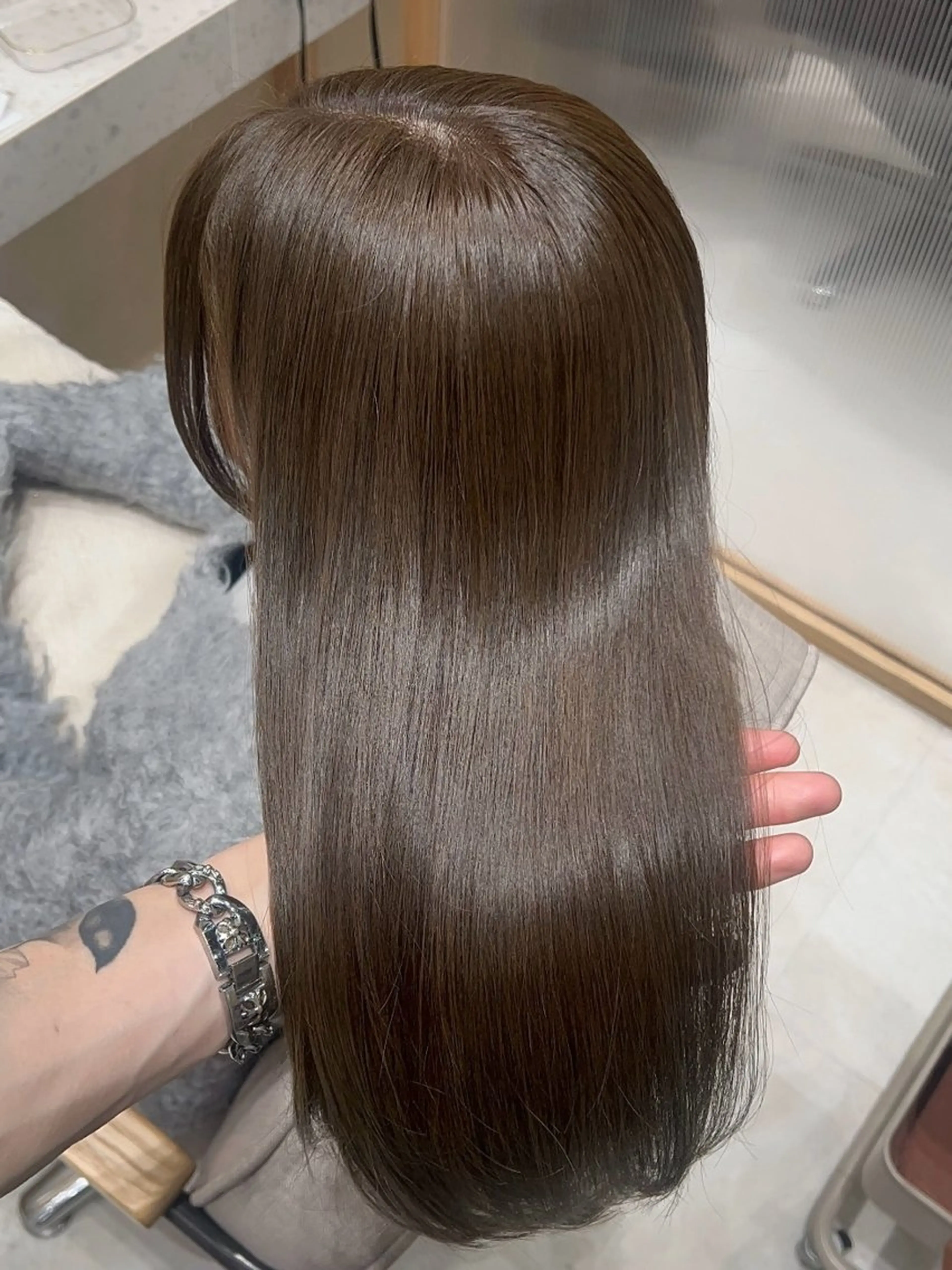 ロング カット ヘアカラー トリートメント 💎髪質改善/艶髪 💎mizuki💎のヘアスタイル