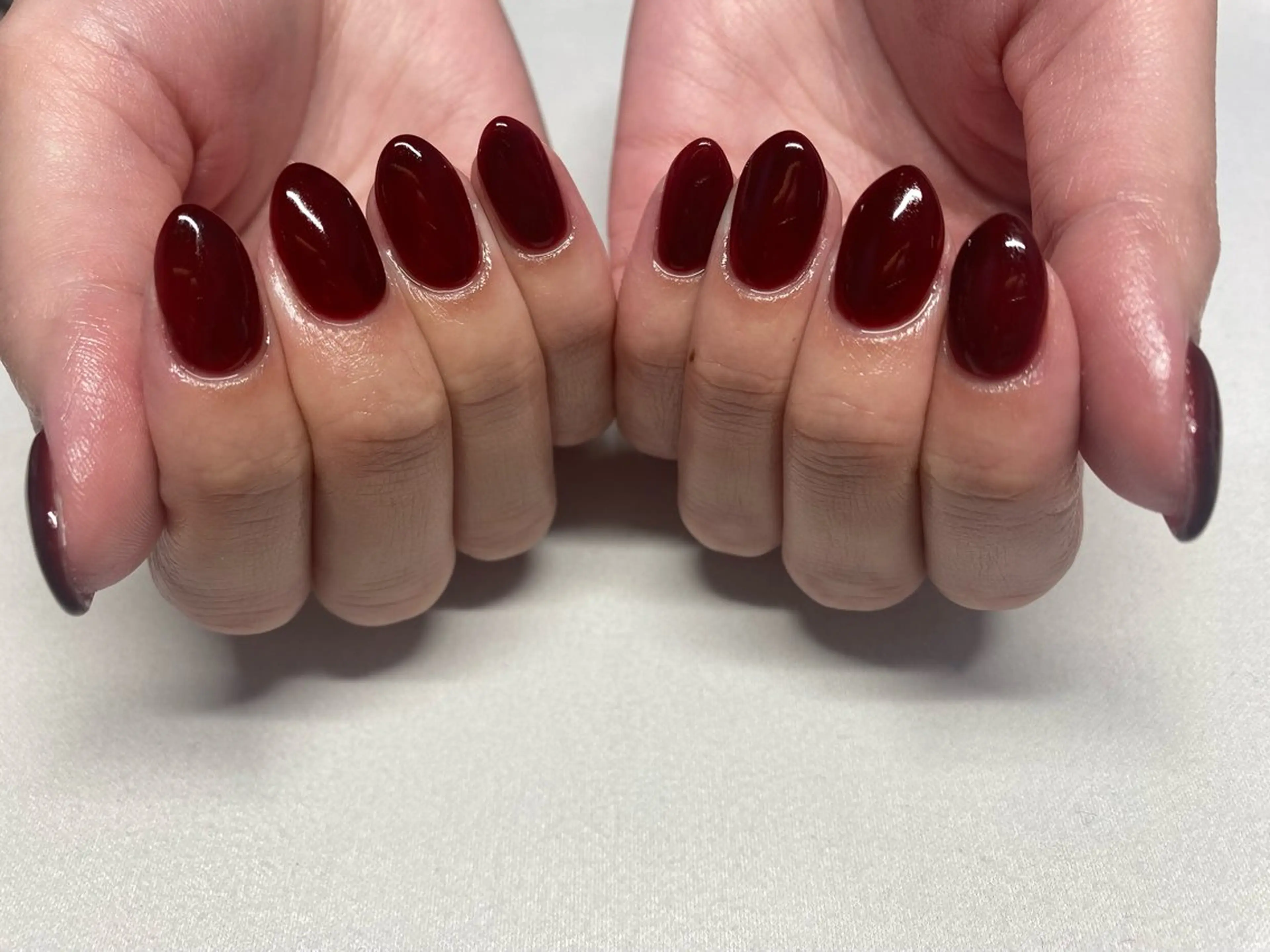 ハンドネイル（ワンカラー）オフなしの写真