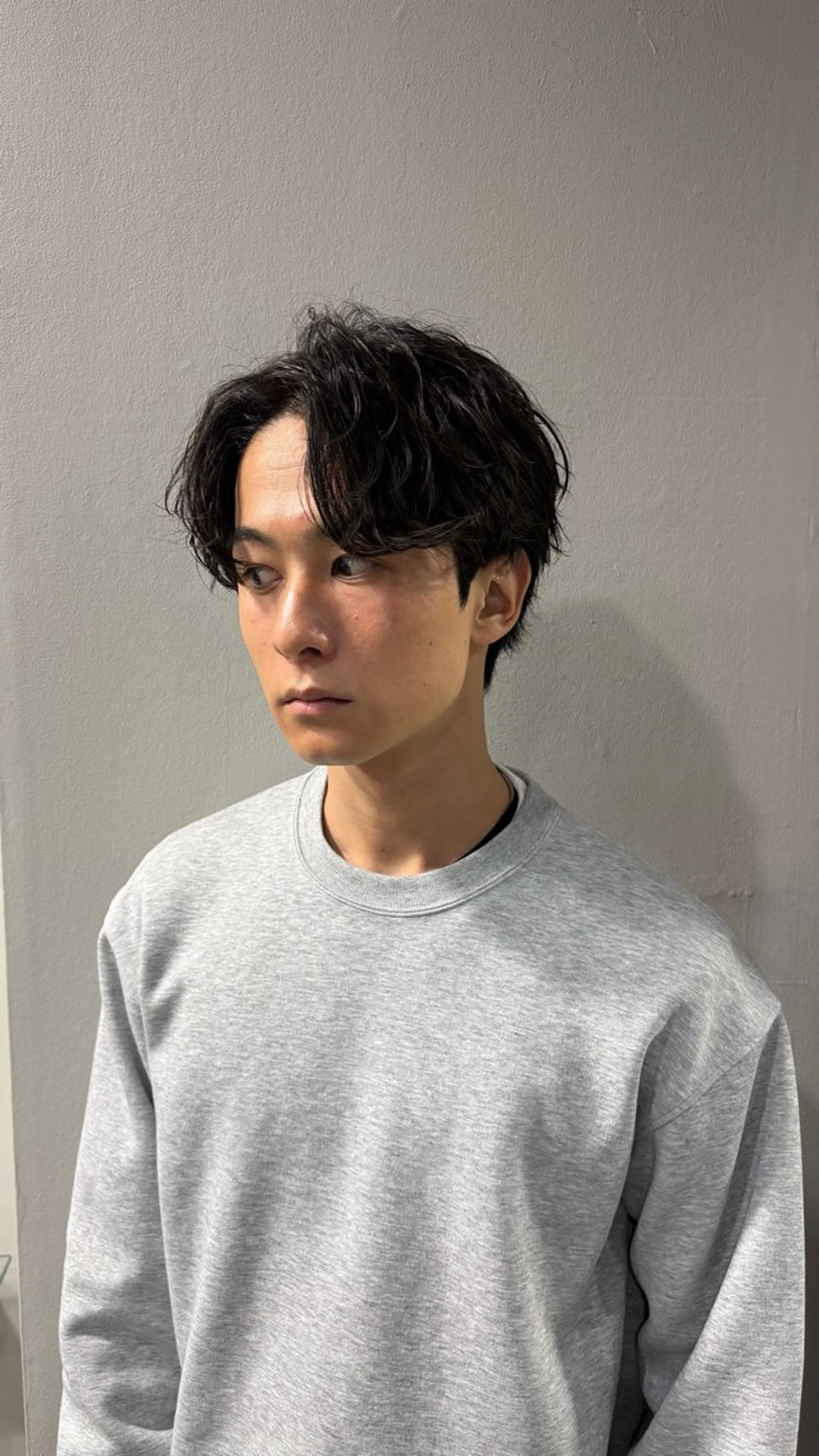 メンズ センターパート フェザーパーマ メンズパーマ Hair Salon LUCEY所属・メンズカット/パー マ/川越/成田最のヘアスタイル