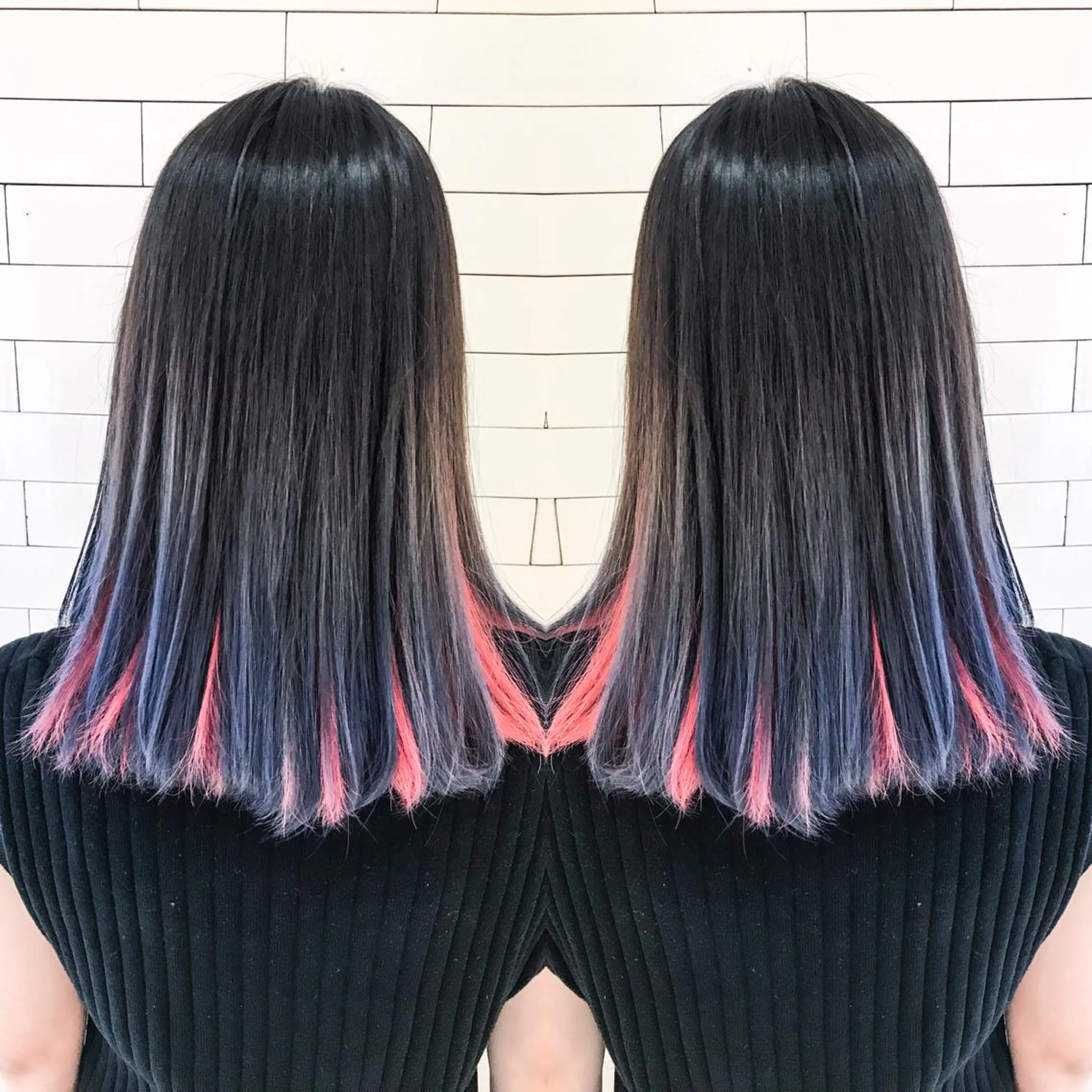 ミディアム カラー ブルーカラー ピンクカラー カット トリートメント LA KING GINZA TOKYO所属・🧡ショートの達人 🧡SHOのヘアスタイル