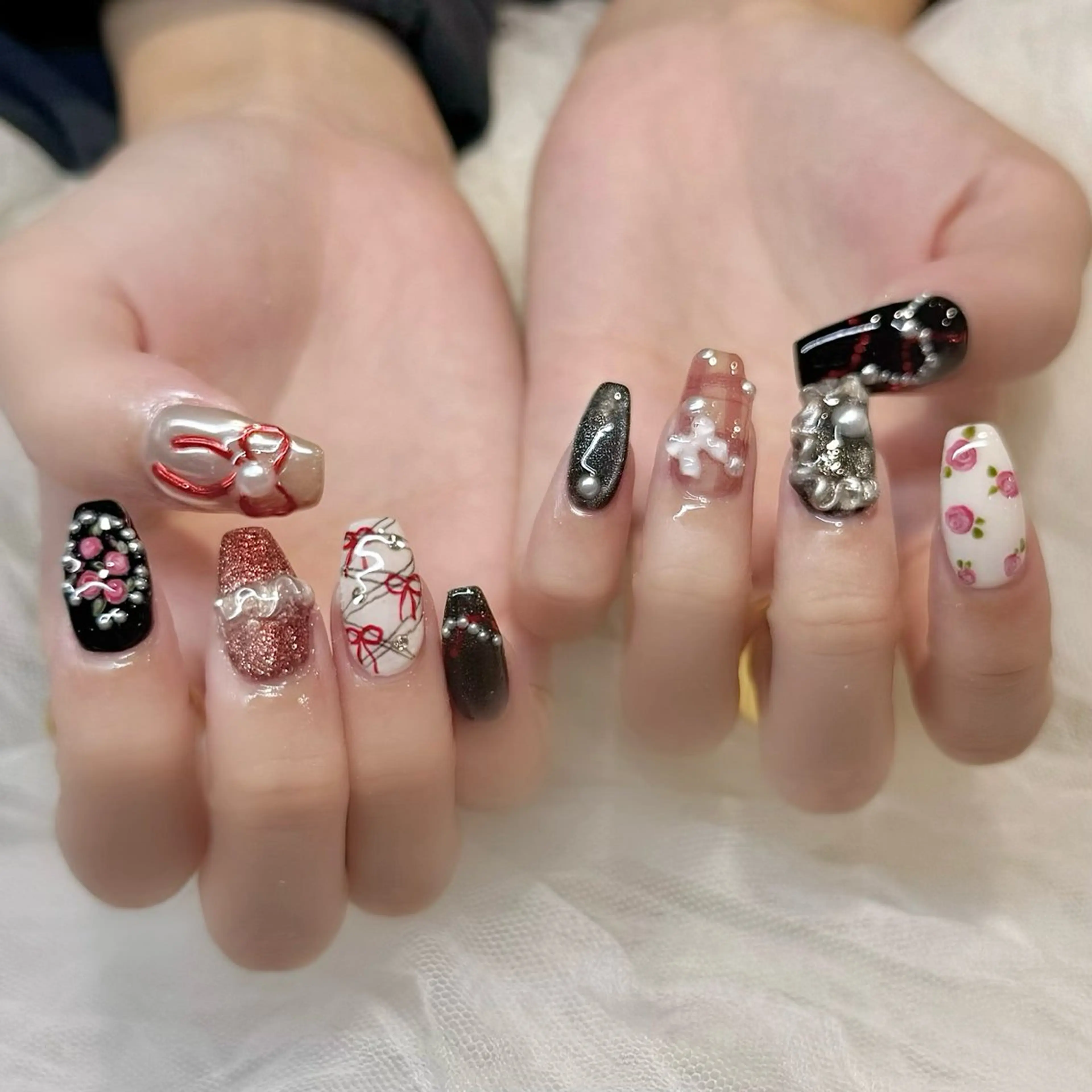 ネイル ハンドネイル 新井 ひなののネイルデザイン