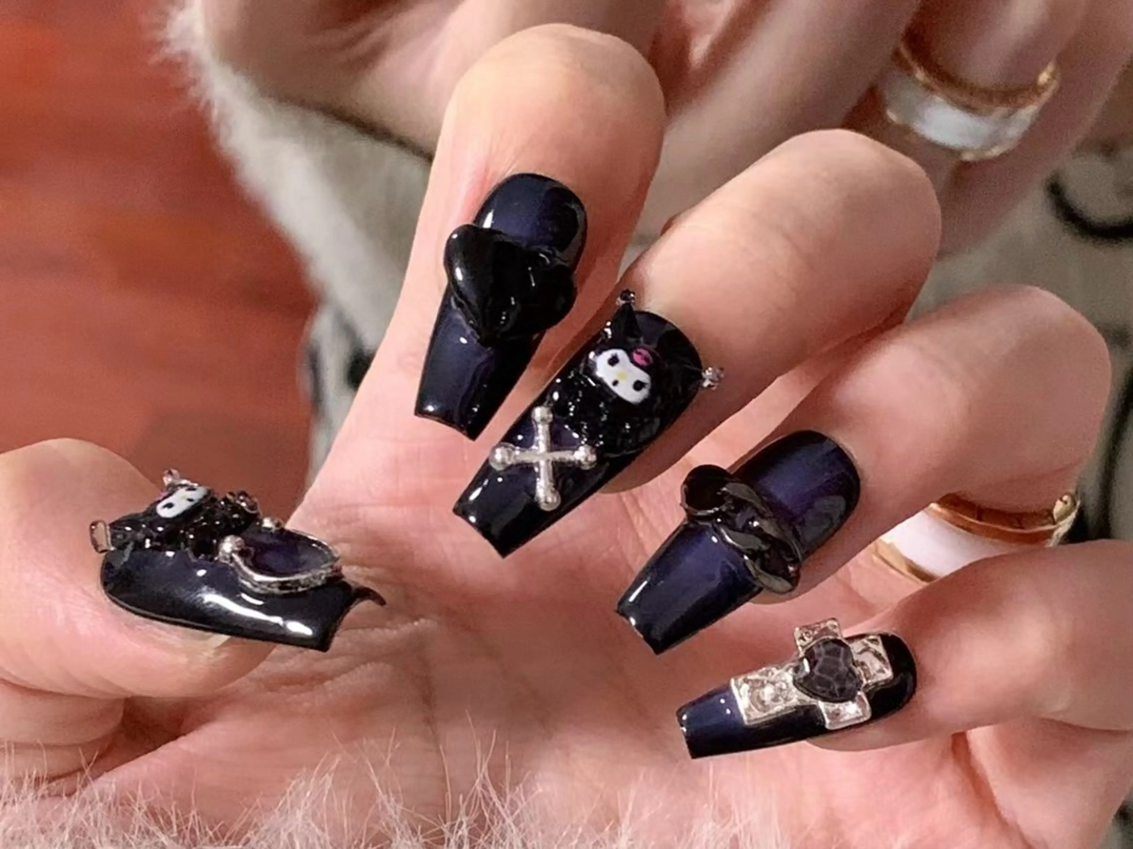 ネイル アートネイル チークネイル 長さ出し フットネイル ジェルネイル ハンドネイル ハンドケア ラッキーネイルサロン 西川口東口店のネイルデザイン