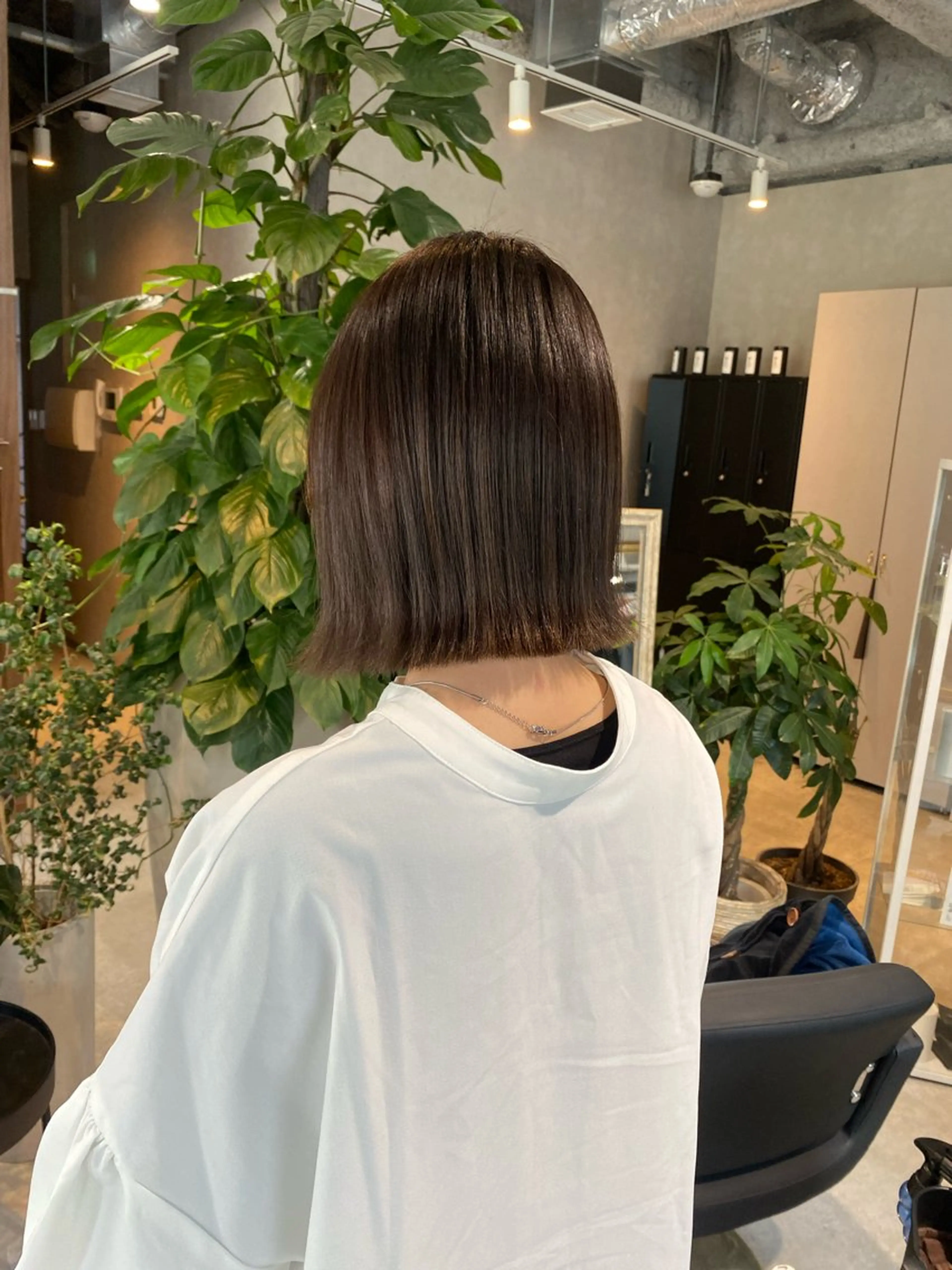 ショート カラー パーマ ボブ カット トリートメント TYCHE GINZA所属・🍃服部 雅哉🍃銀座◎のヘアスタイル