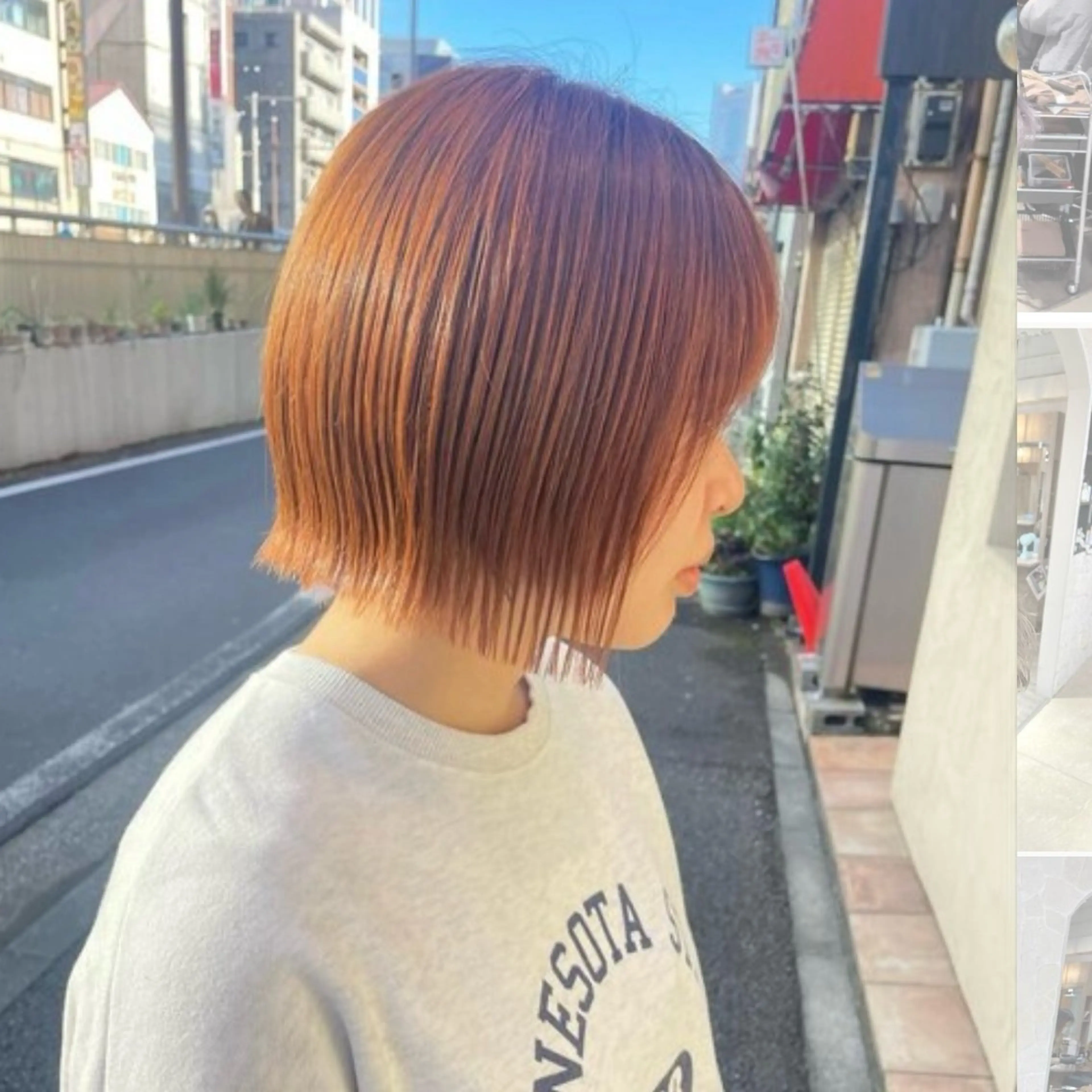 ショート カラー ヘアカラー Liberte所属・🍒暖色🍒髪質 改善_yura🐰のヘアスタイル