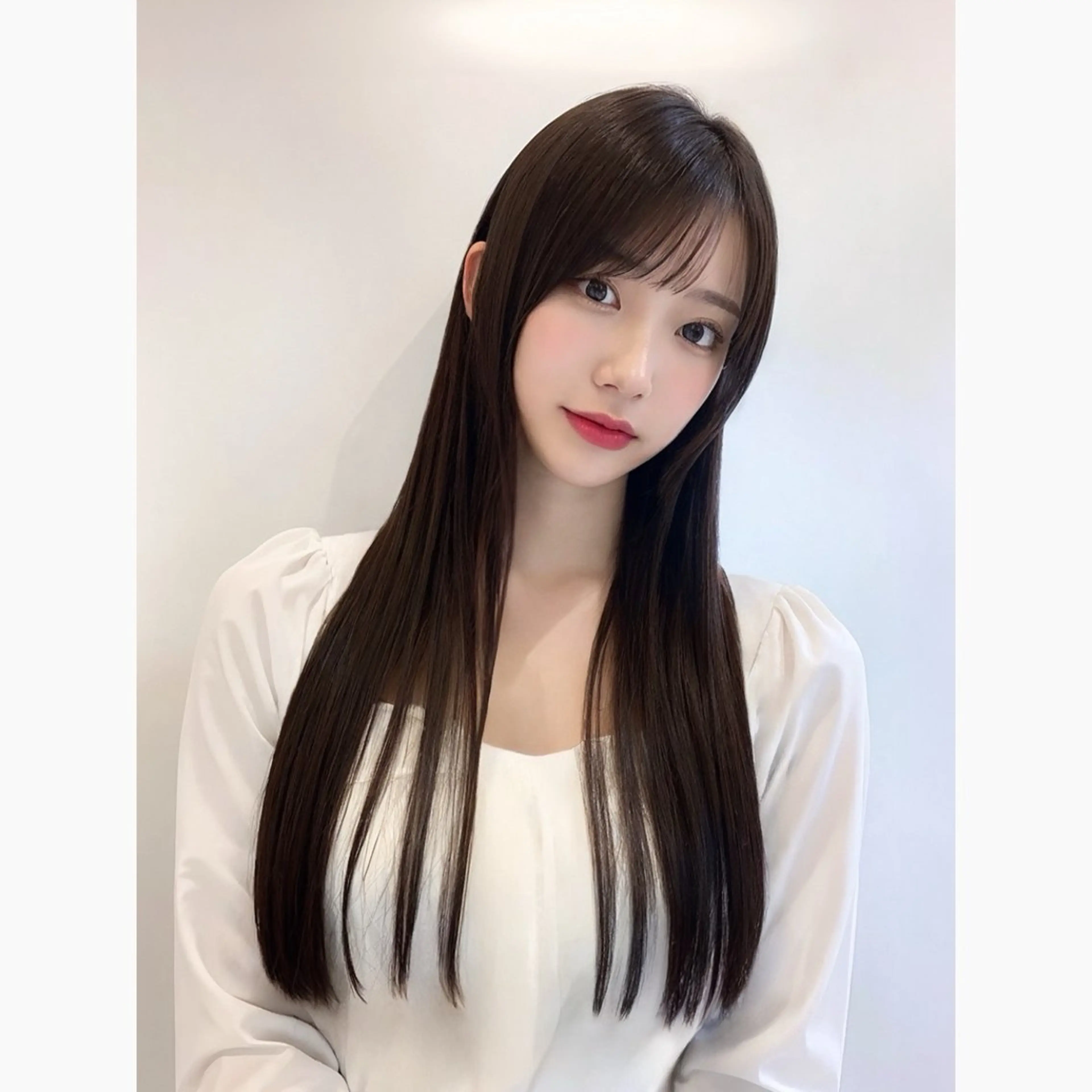 柔らかで自然な艶髪ストレート🌟【似合わせ小顔カット】+【ダメージレス酸性縮毛矯正】+【TOKIOトリートメント】の写真