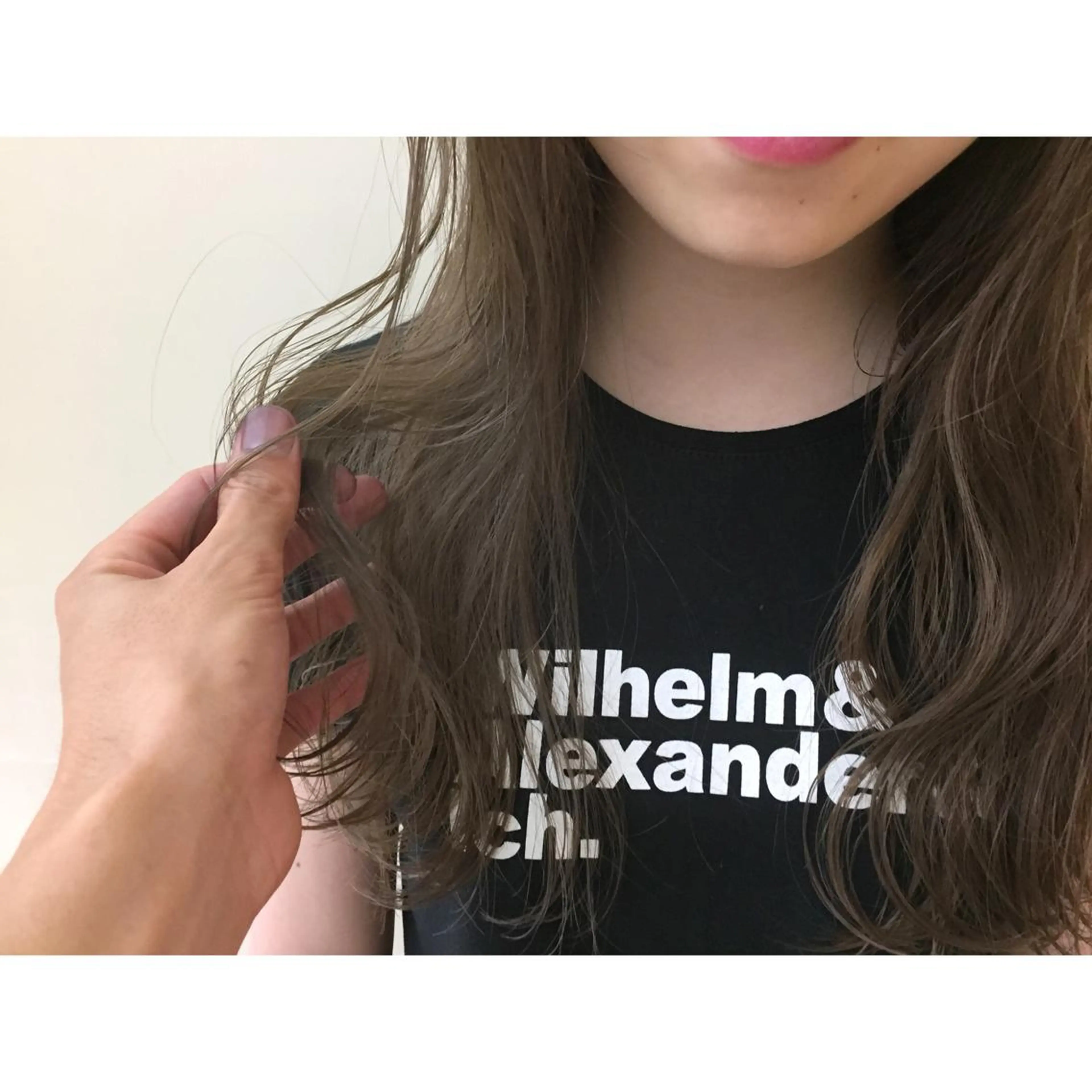 ロング カラー 加藤 利基のヘアスタイル