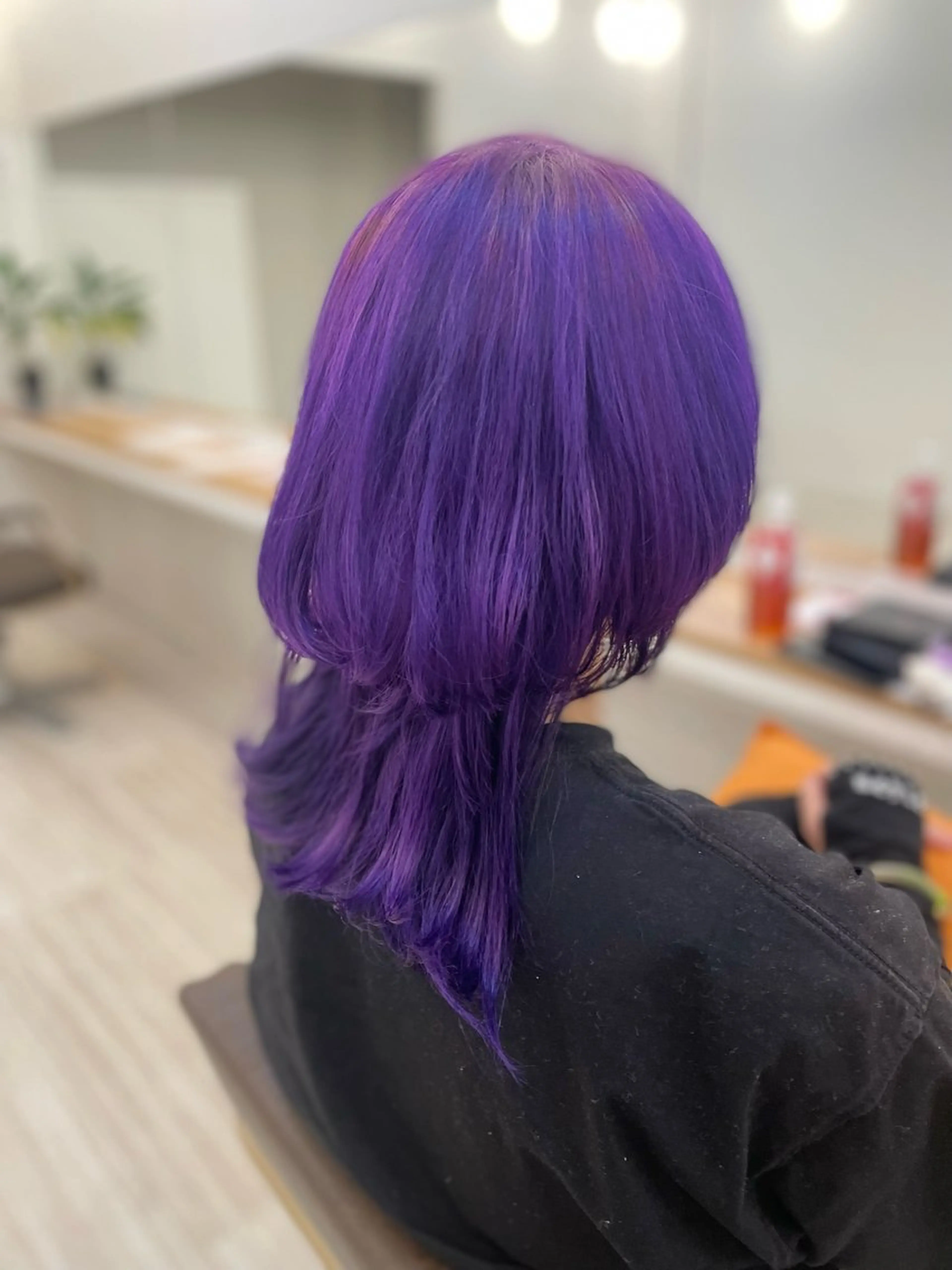 セミロング カラー 山下 柚奈のヘアスタイル