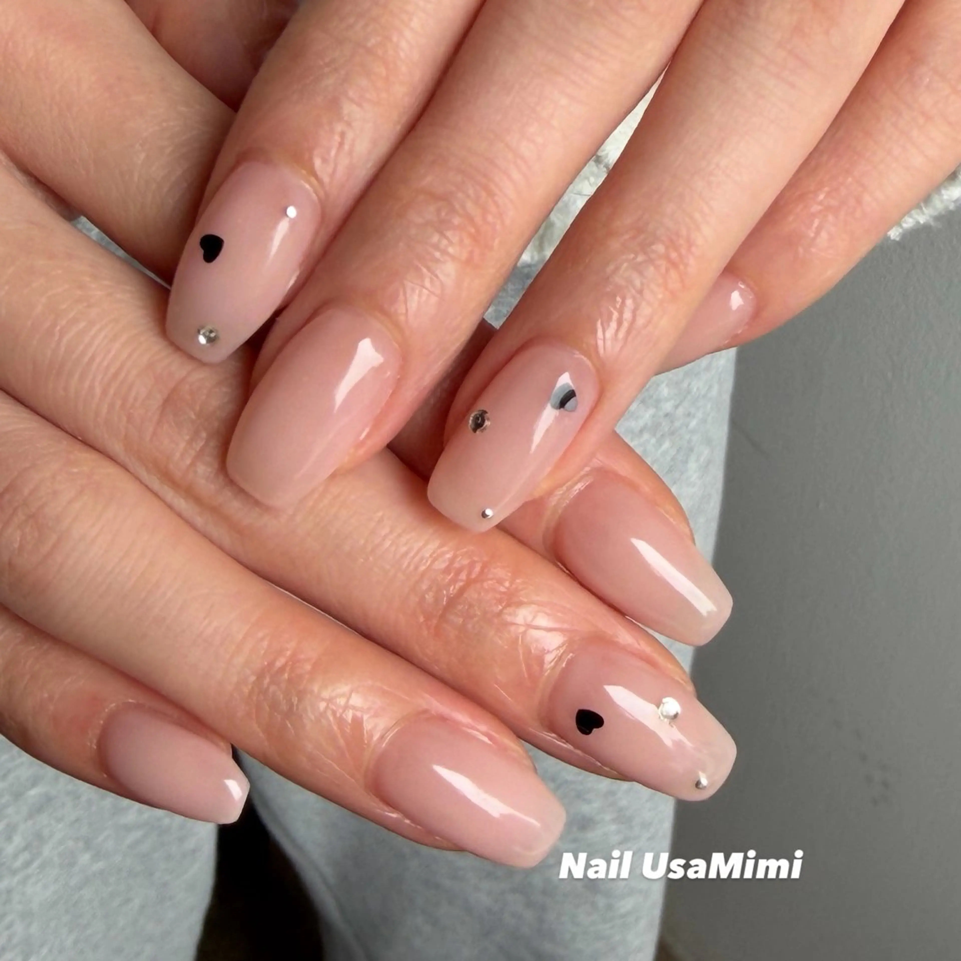 ミディアム ハンドネイル 本町Nail Usa Mimi  SAKIのネイルデザイン