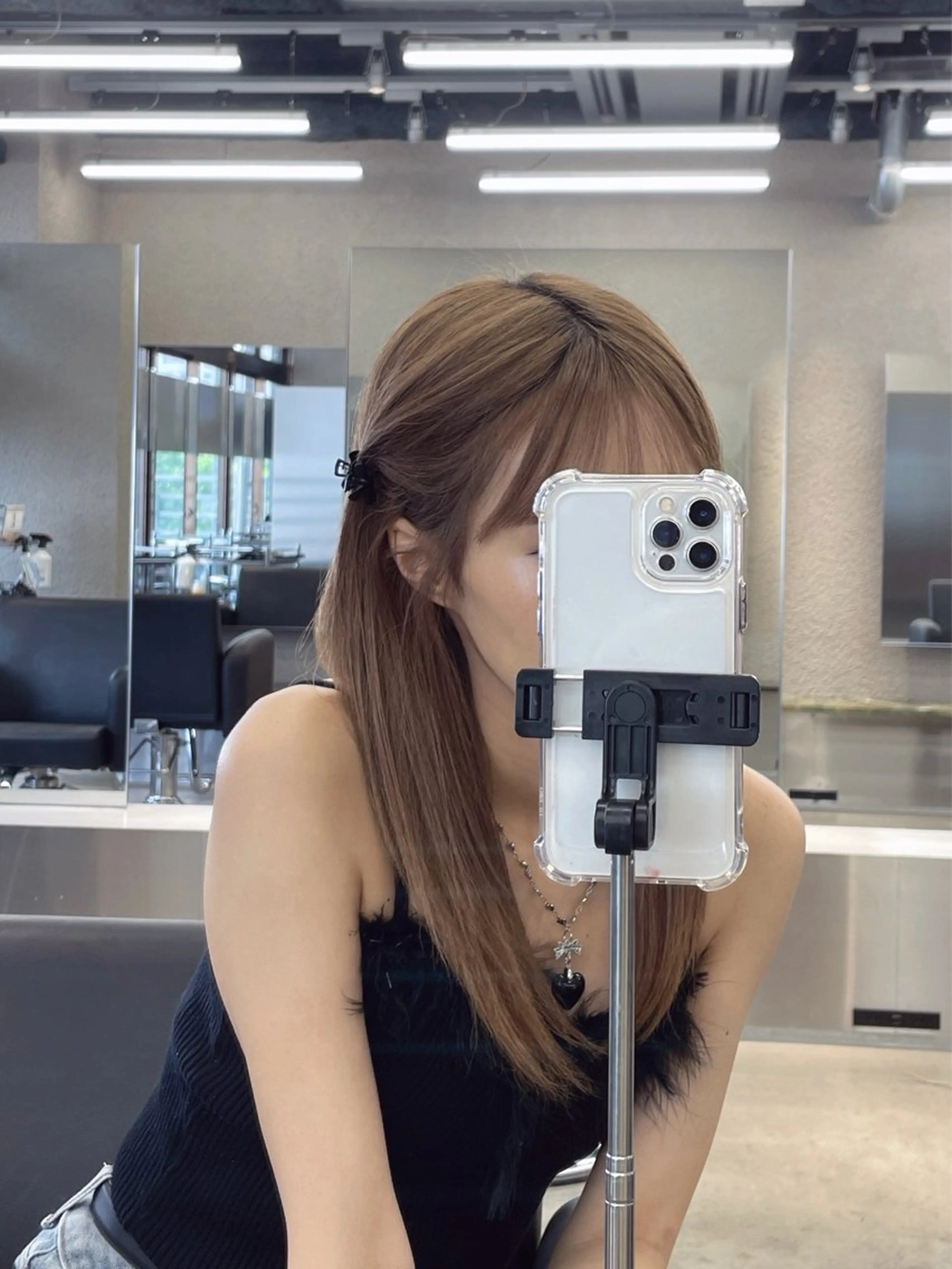 ロング カラー ベージュカラー ブリーチ ブラウンカラー ミルクティーベージュ 名古屋栄♡PELE/ ブリーチ/ハイトーンのヘアスタイル