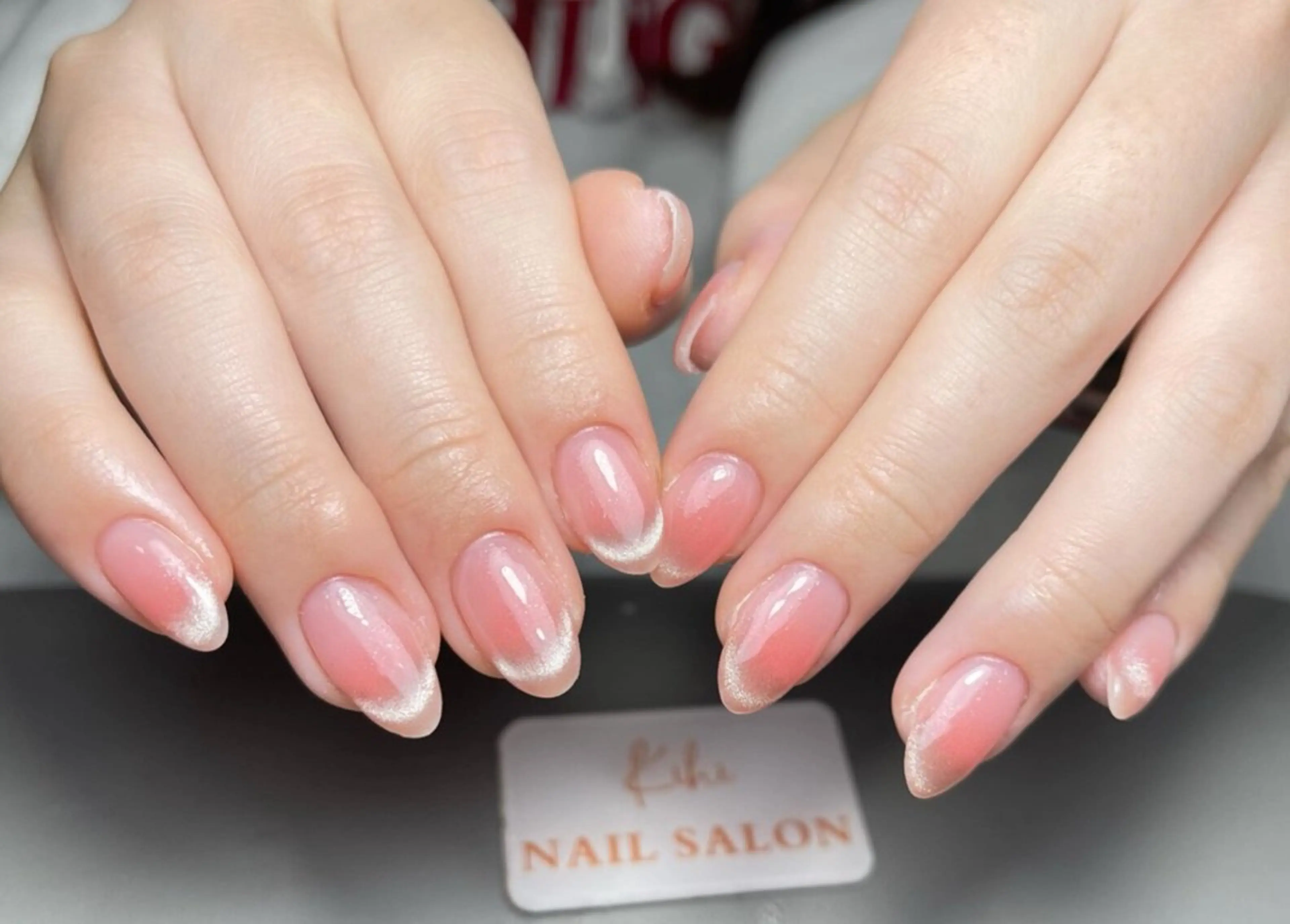 ネイル アートネイル フレンチネイル ジェルネイル グラデーション 韓国ネイル 村中 ハナのネイルデザイン