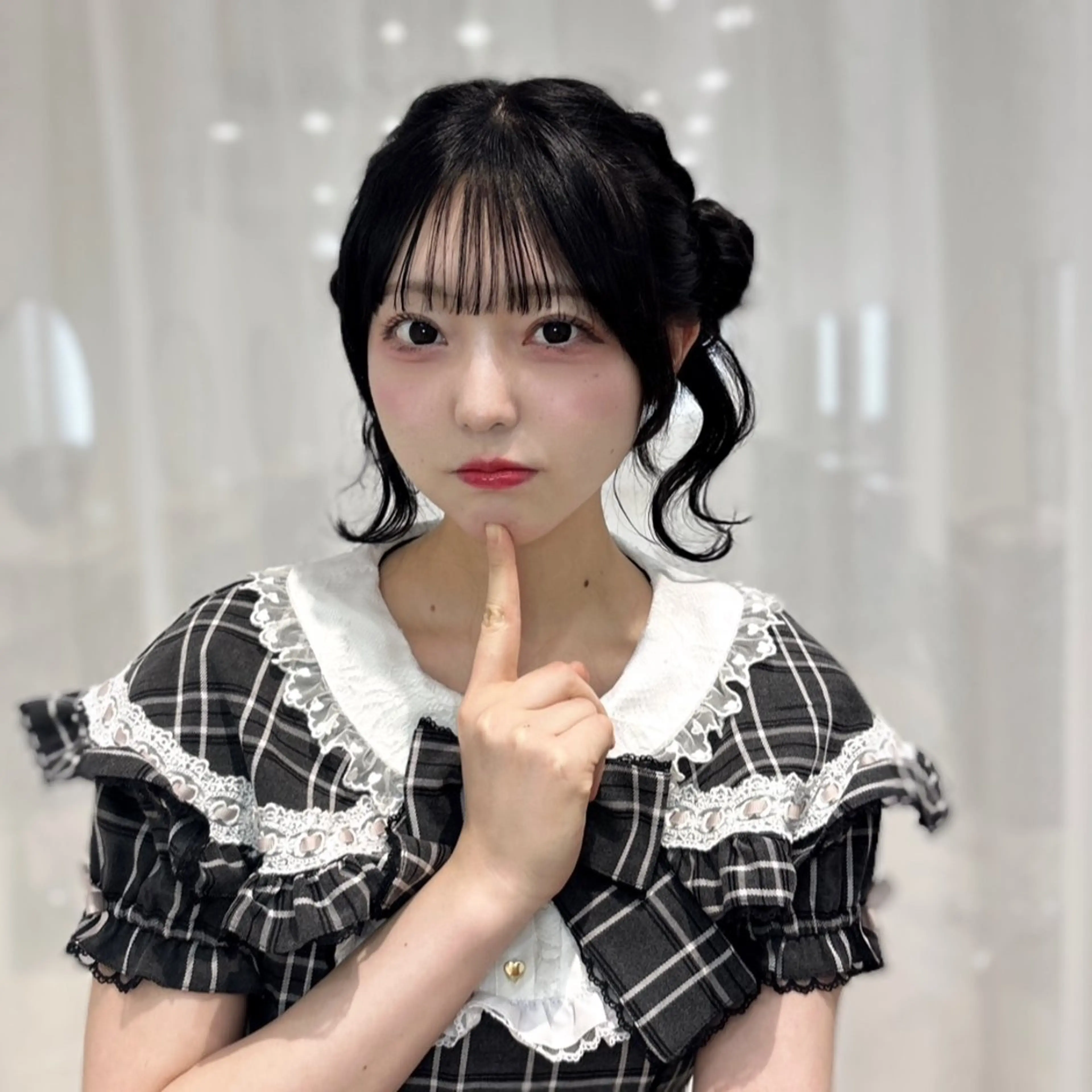 ロング カラー ヘアアレンジ 𝒎𝒐𝒆🩰 名駅/ヘアメ/暖色♡のヘアスタイル