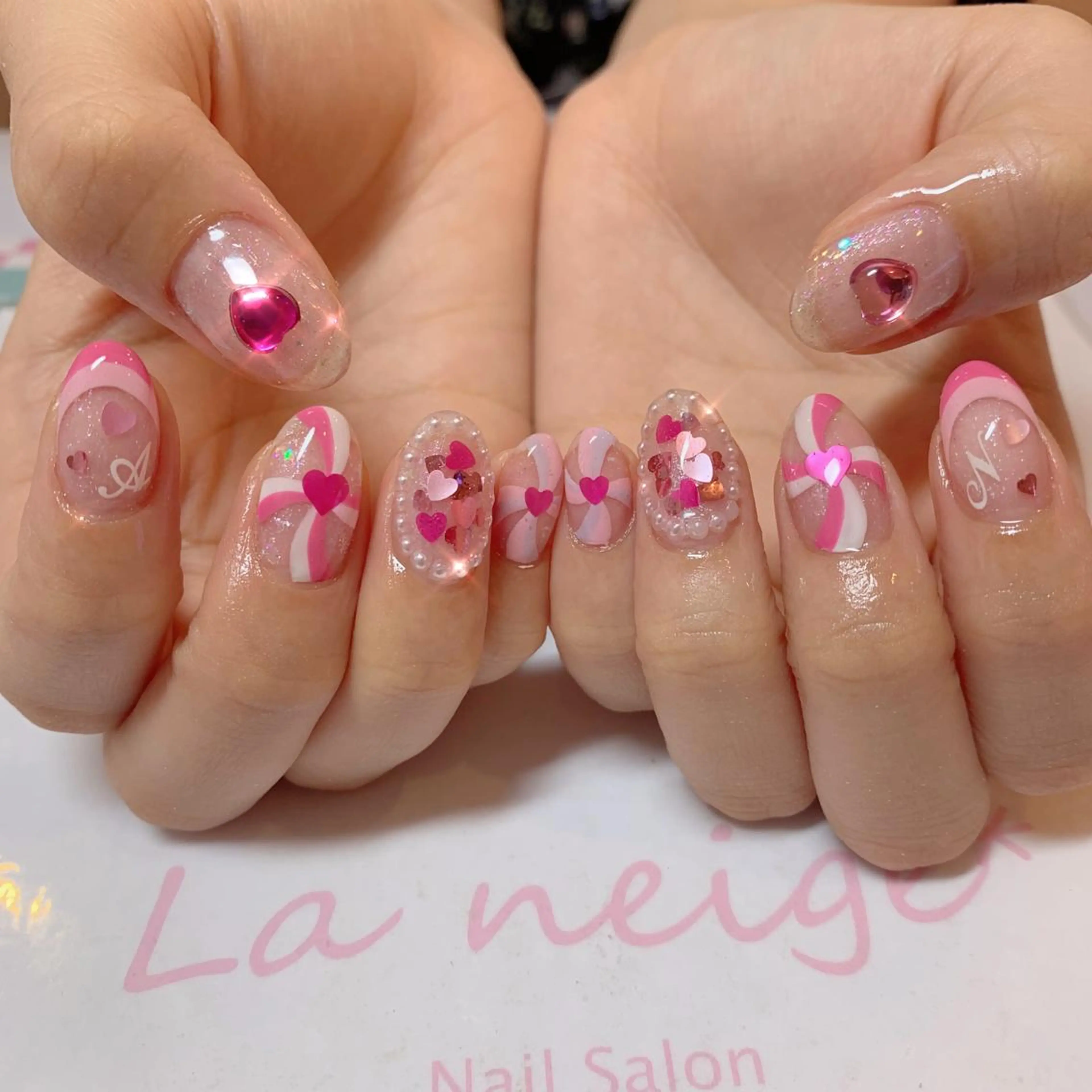 ネイル La neige* yuki 🥯🍑のネイルデザイン